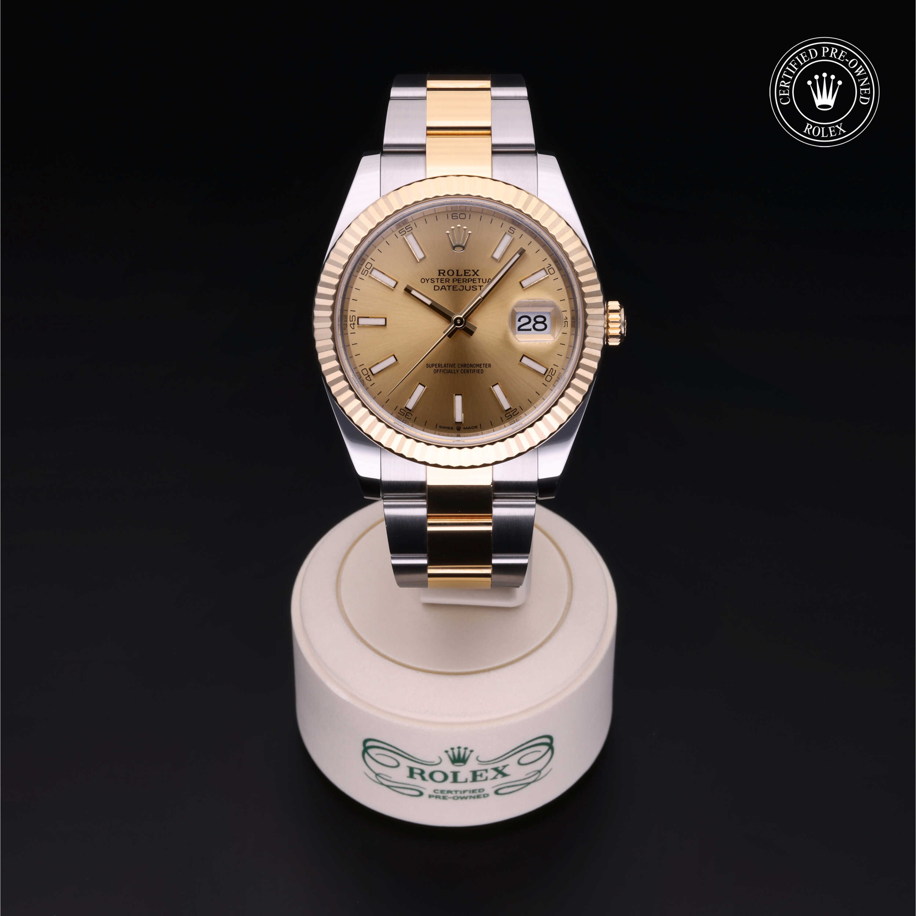 Rolex Datejust in Rolesor 18 Carat Yellow M126333-0010 at Alson Jewelers