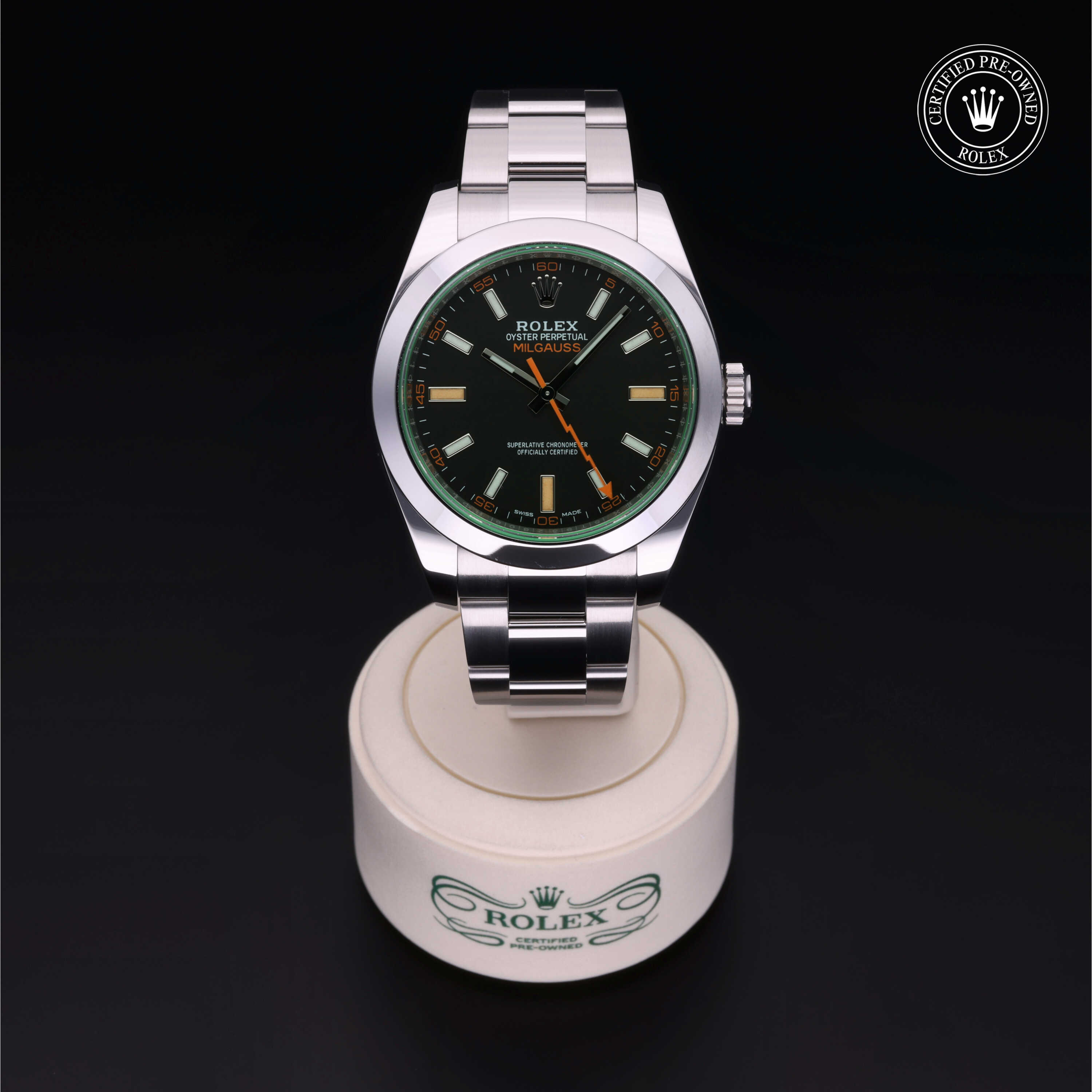 Rolex Milgauss in Oystersteel M116400GV-0001 at Alson Jewelers