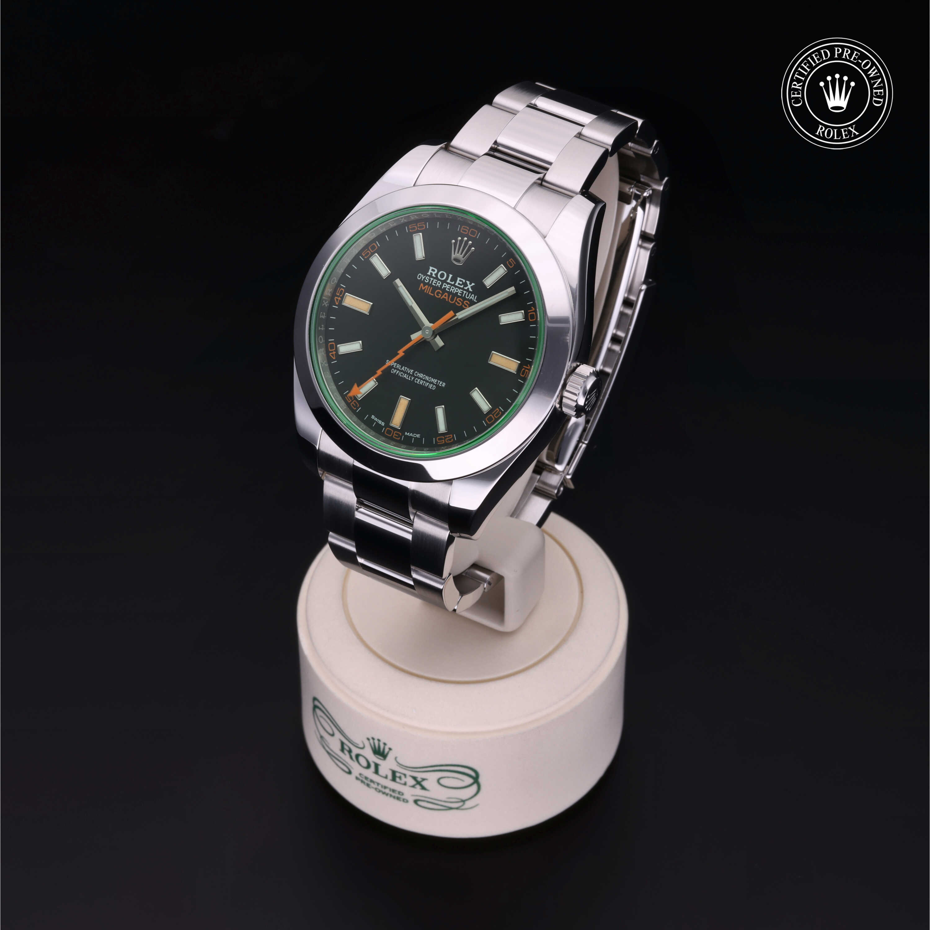 Rolex Milgauss in Oystersteel M116400GV-0001 at Alson Jewelers
