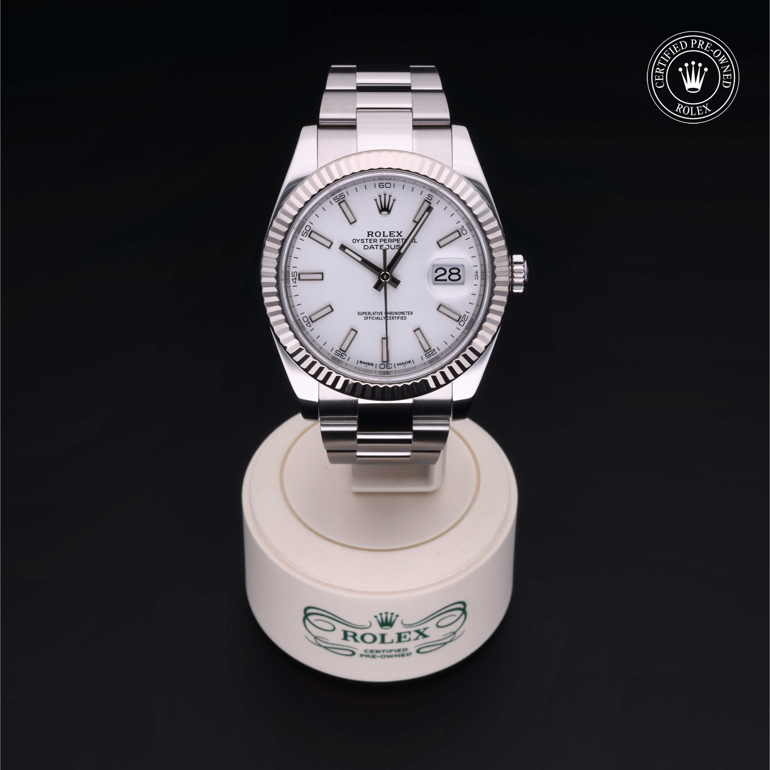 Rolex Datejust in Rolesor 18 Carat White M126334-0009 at Alson Jewelers