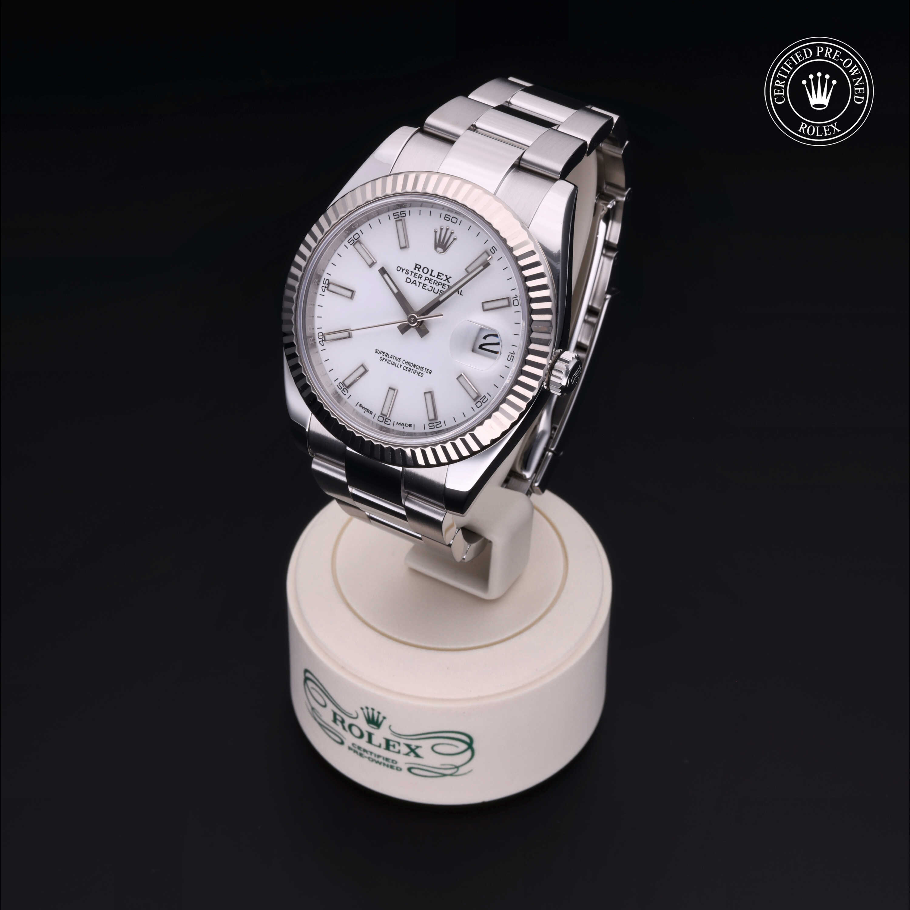Rolex Datejust in Rolesor 18 Carat White M126334-0009 at Alson Jewelers