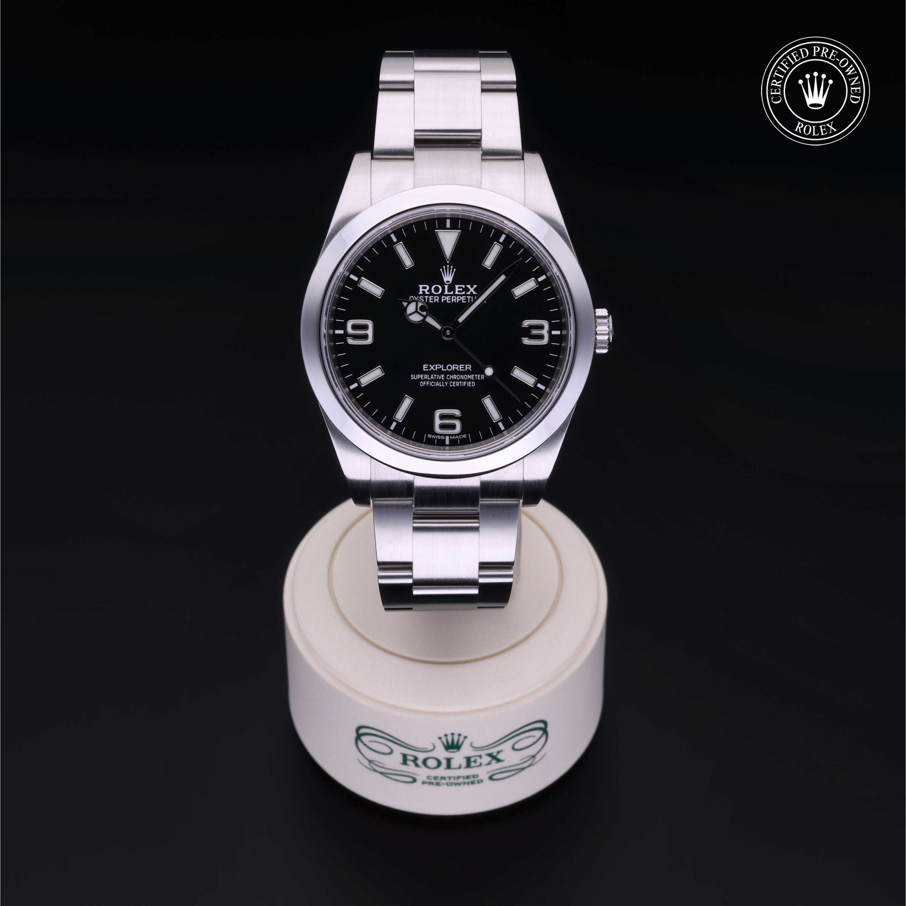 Rolex Explorer in Oystersteel M214270-0003 at Alson Jewelers