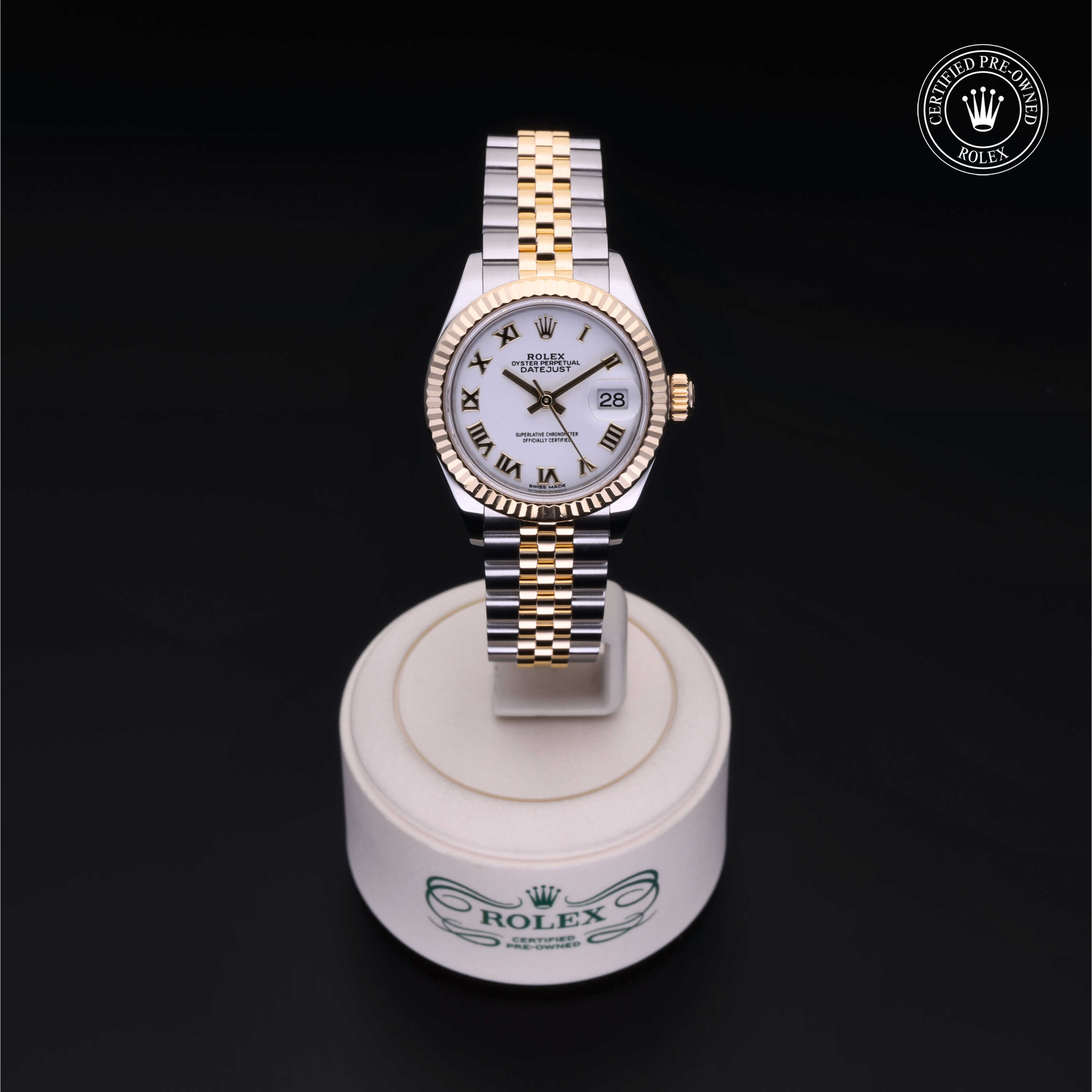 Rolex Lady-Datejust in Rolesor 18 Carat Yellow M279173-0023 at Alson Jewelers