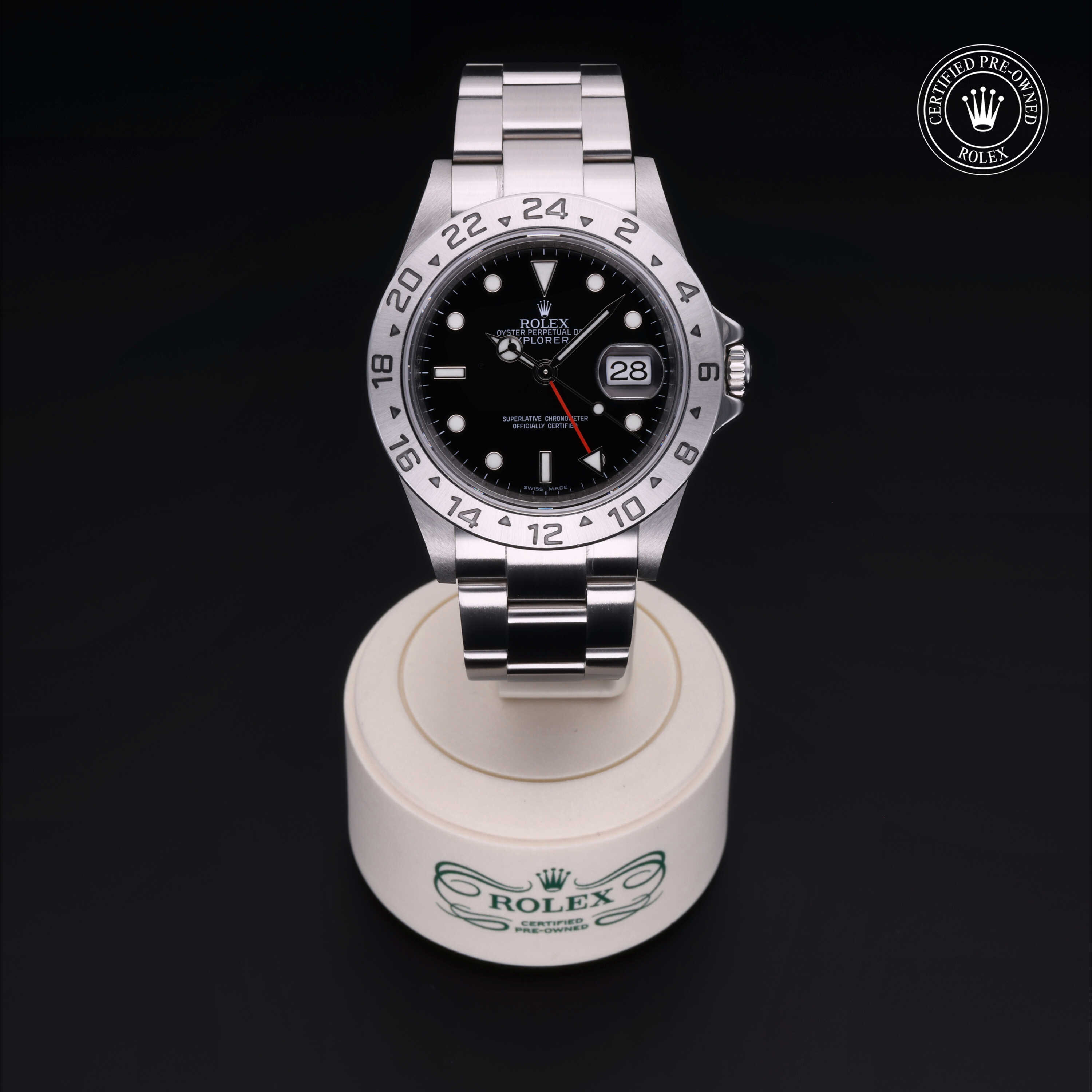 Rolex Explorer II in Oystersteel M16570-0005 at Alson Jewelers