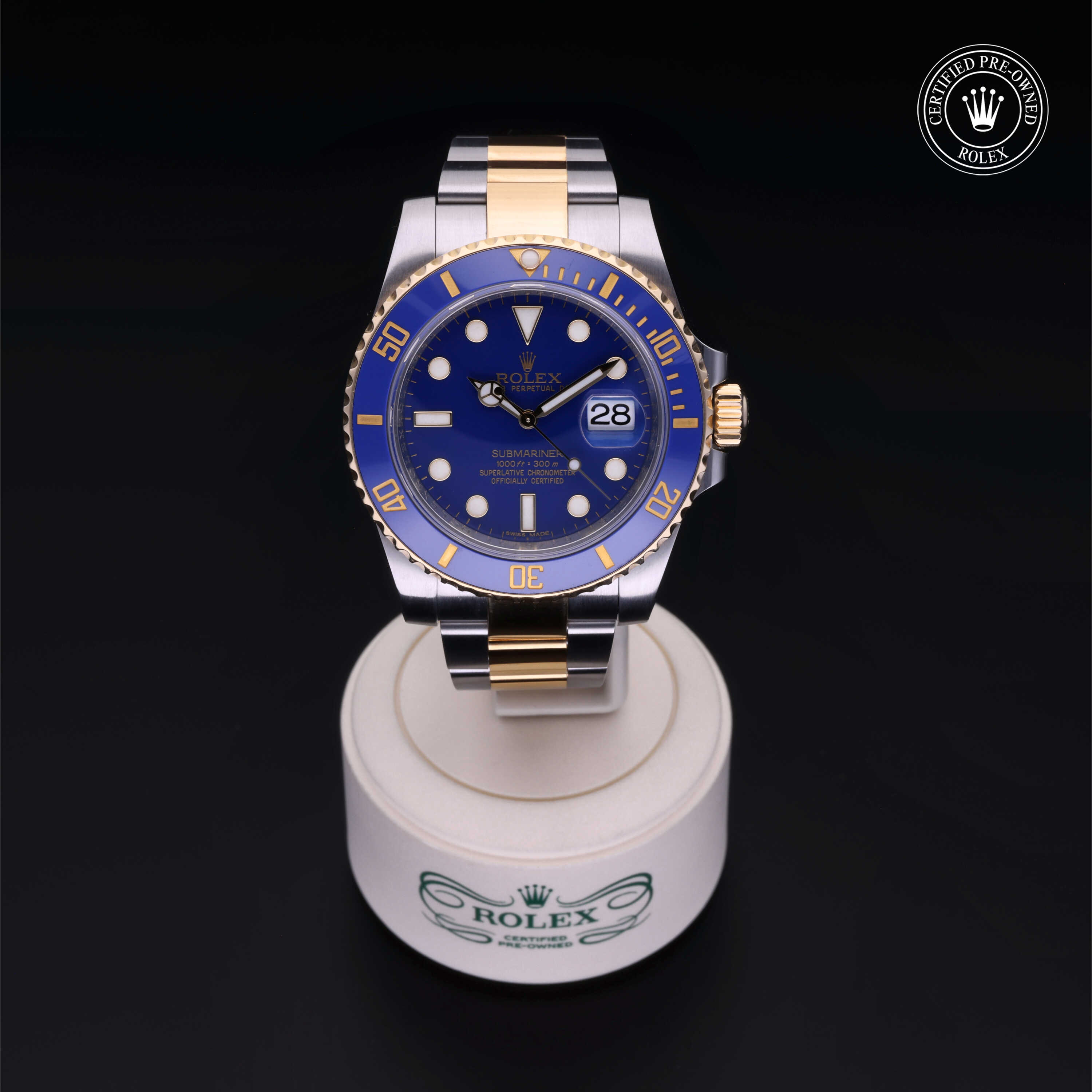 Rolex Submariner in Rolesor 18 Carat Yellow M116613LB-0001 at Alson Jewelers