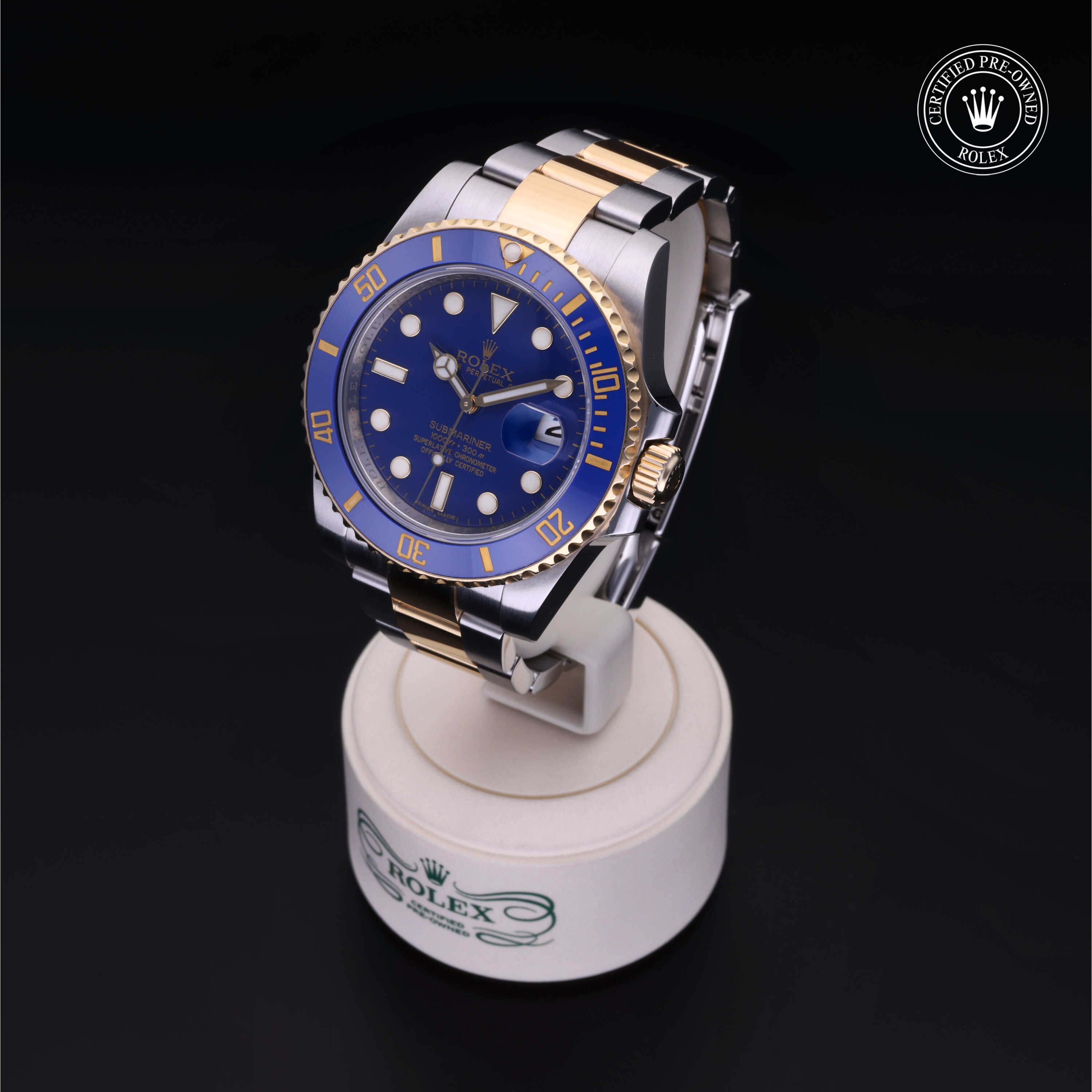 Rolex Submariner in Rolesor 18 Carat Yellow M116613LB-0001 at Alson Jewelers