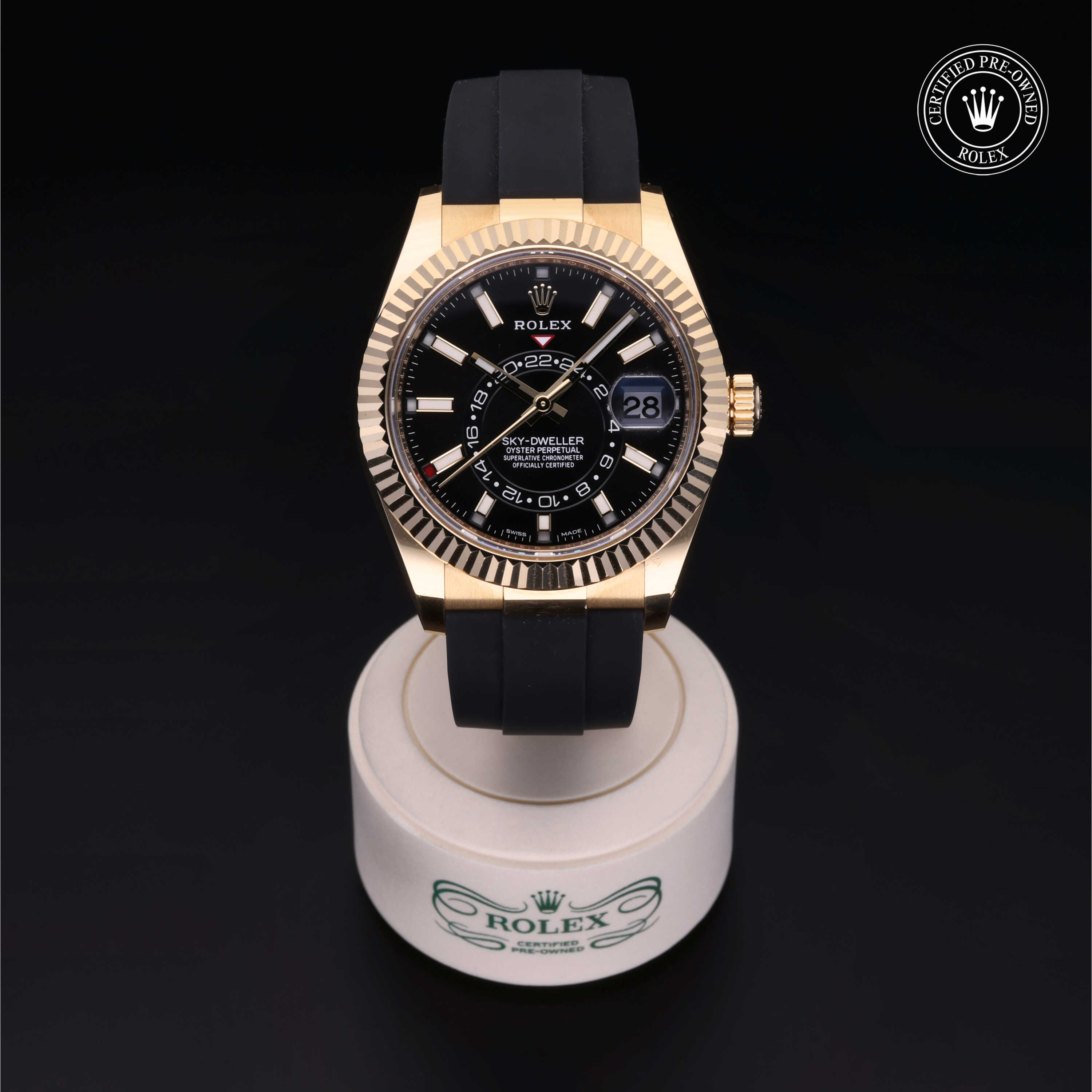 Rolex Sky-Dweller in Gold 18 Carat Yellow M326238-0009 at Alson Jewelers