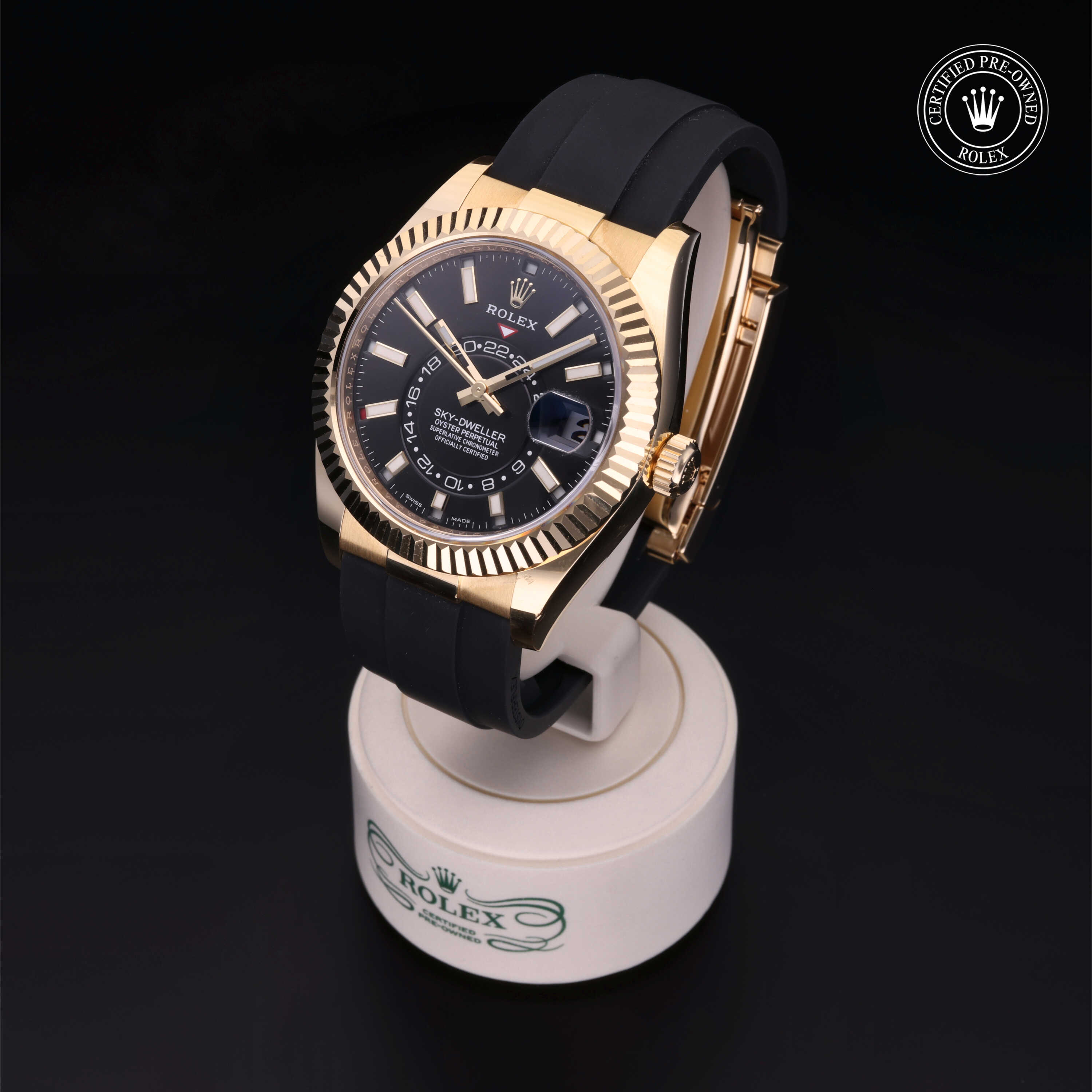 Rolex Sky-Dweller in Gold 18 Carat Yellow M326238-0009 at Alson Jewelers