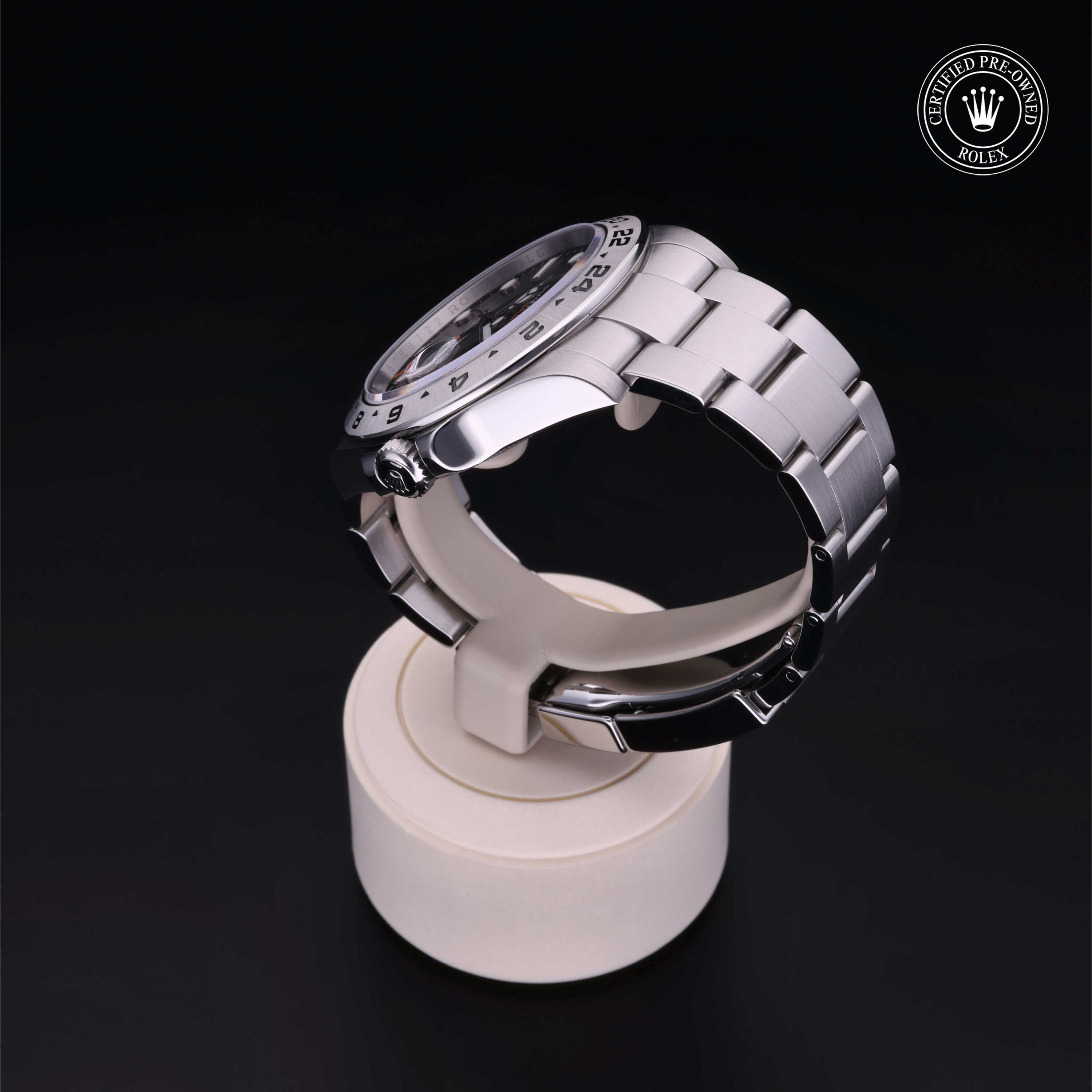Rolex Explorer II in Oystersteel M216570-0002 at Alson Jewelers