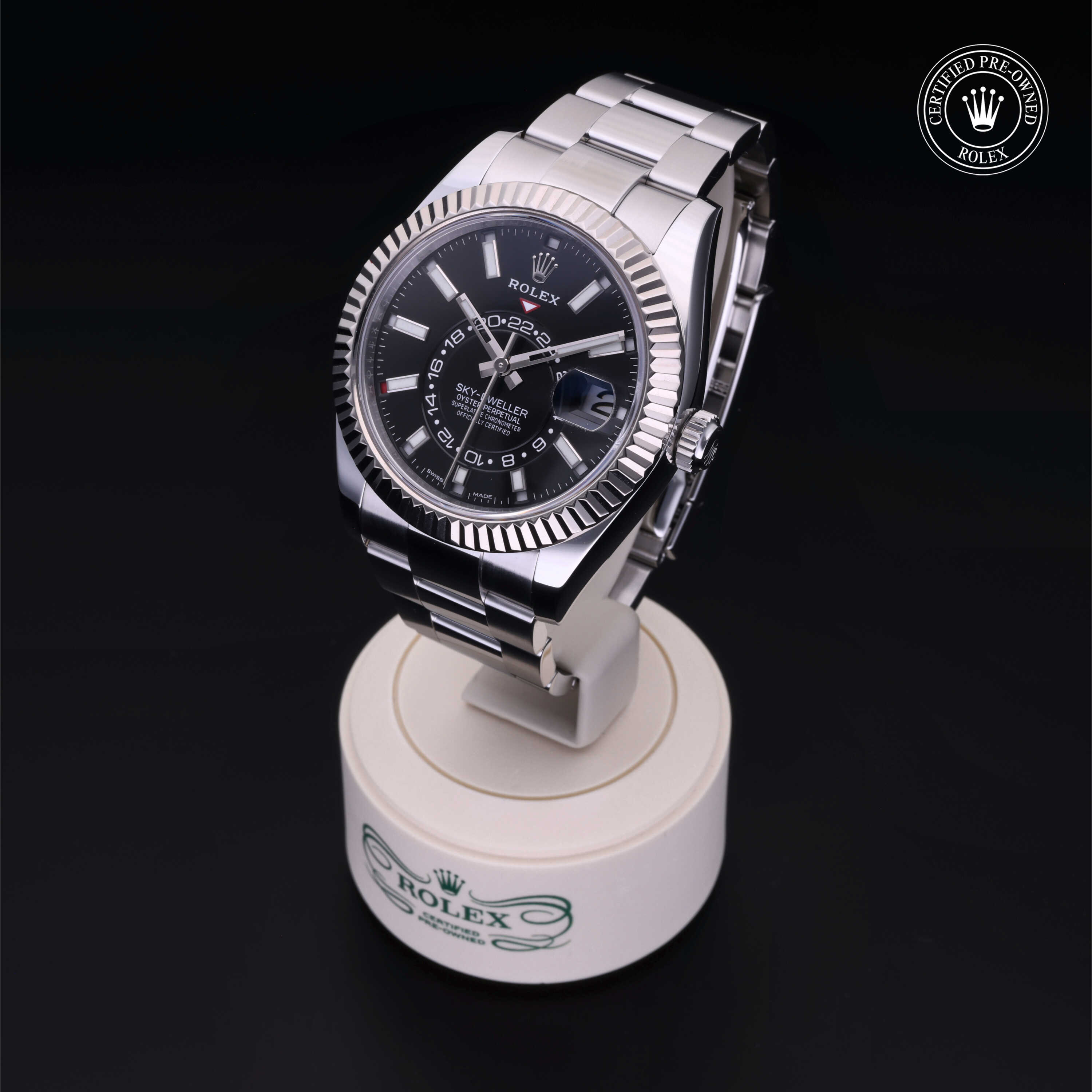 Rolex Sky-Dweller in Rolesor 18 Carat White M326934-0005 at Alson Jewelers