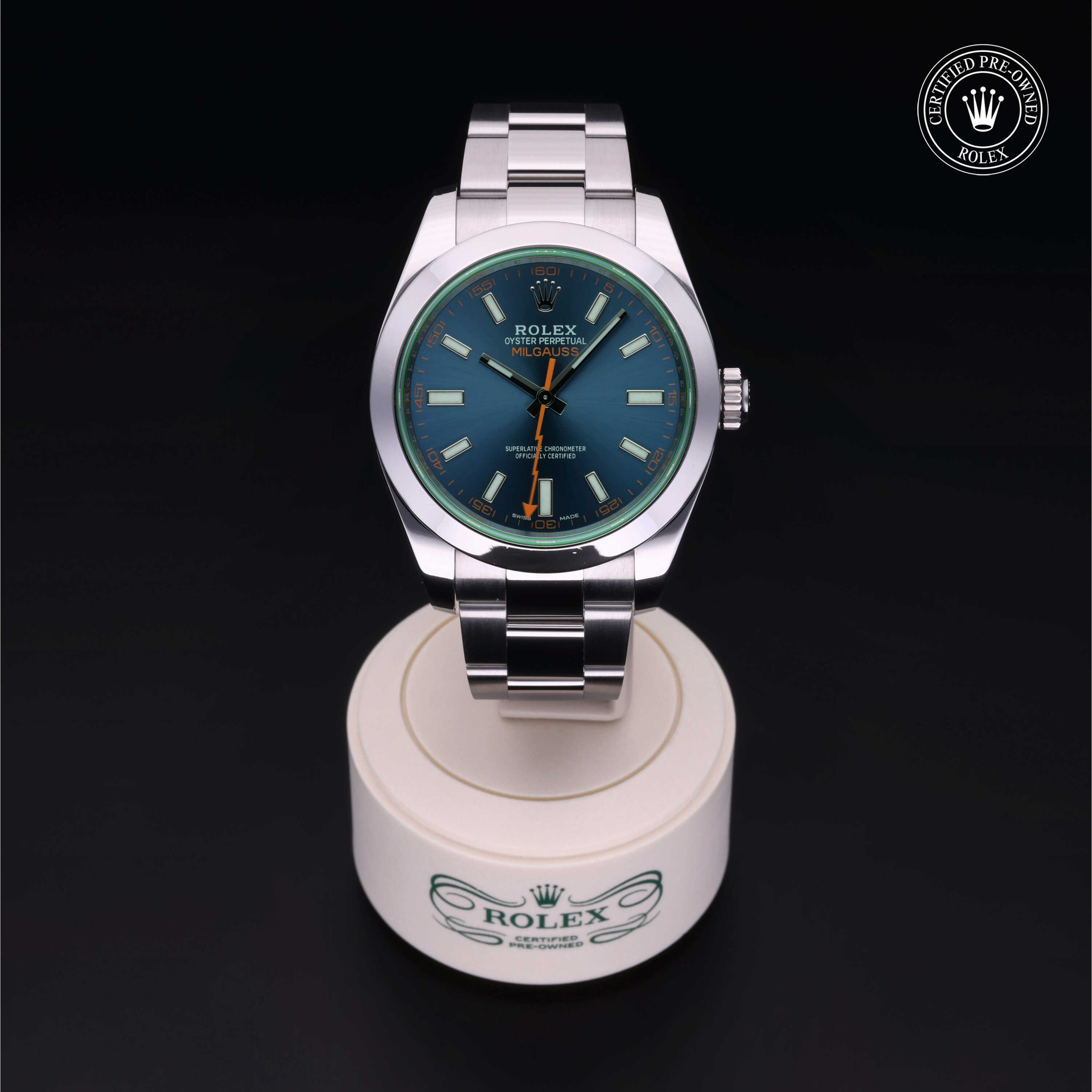 Rolex Milgauss in Oystersteel M116400GV-0002 at Alson Jewelers