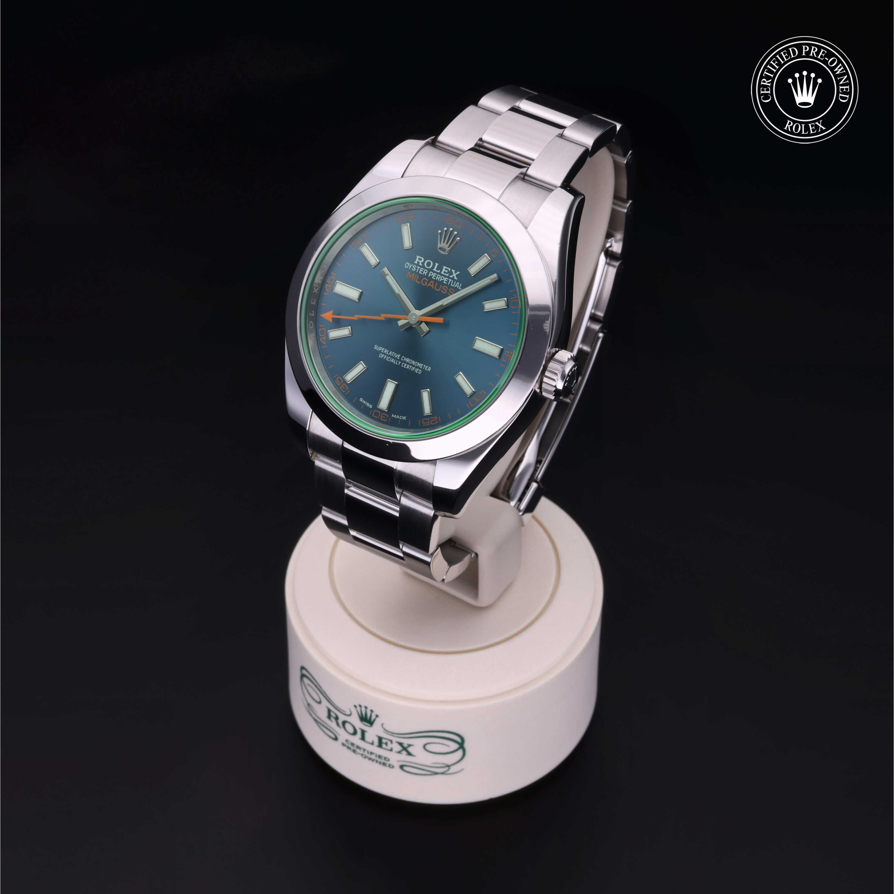 Rolex Milgauss in Oystersteel M116400GV-0002 at Alson Jewelers