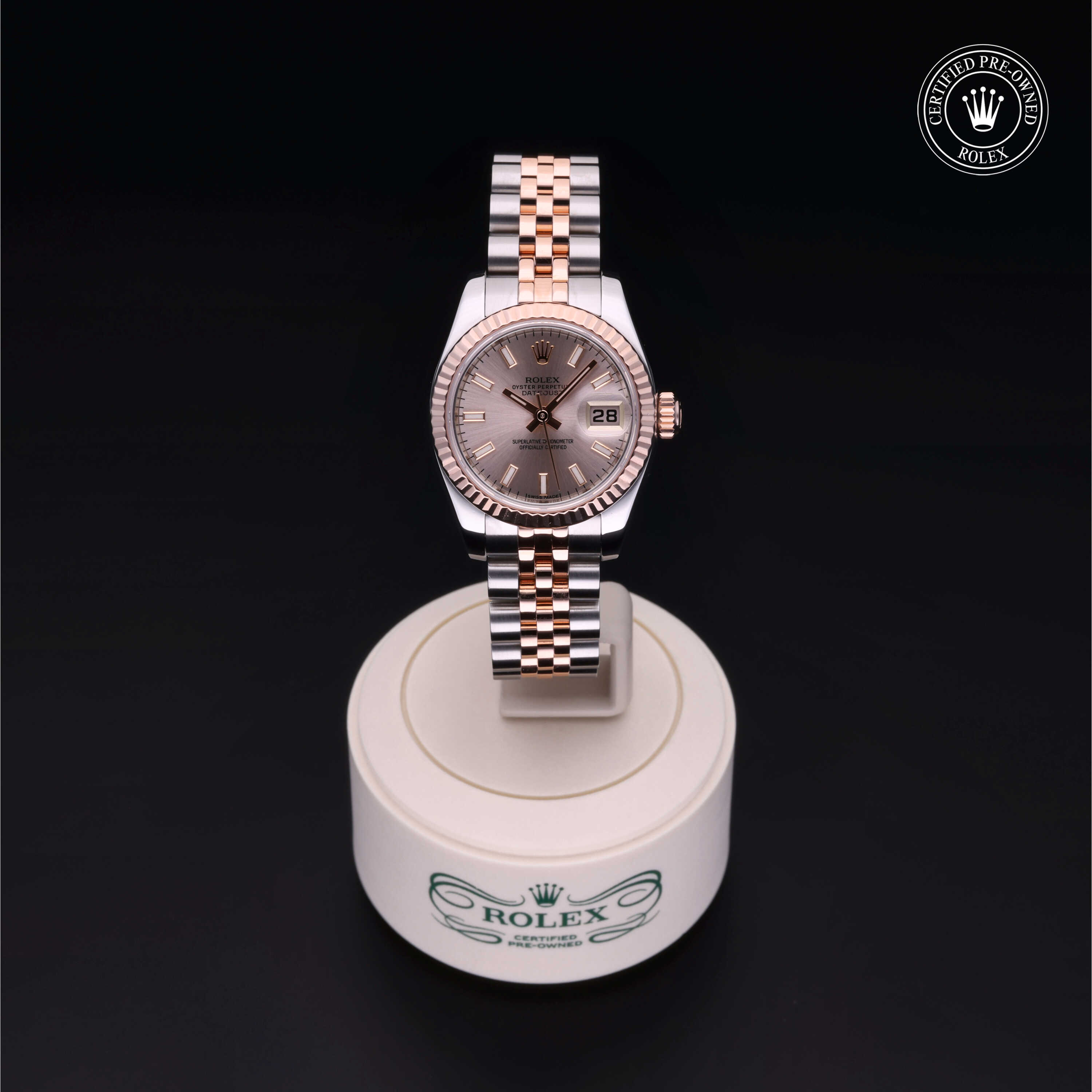 Rolex Lady-Datejust in Rolesor 18 Carat Red M179171-0007 at Alson Jewelers