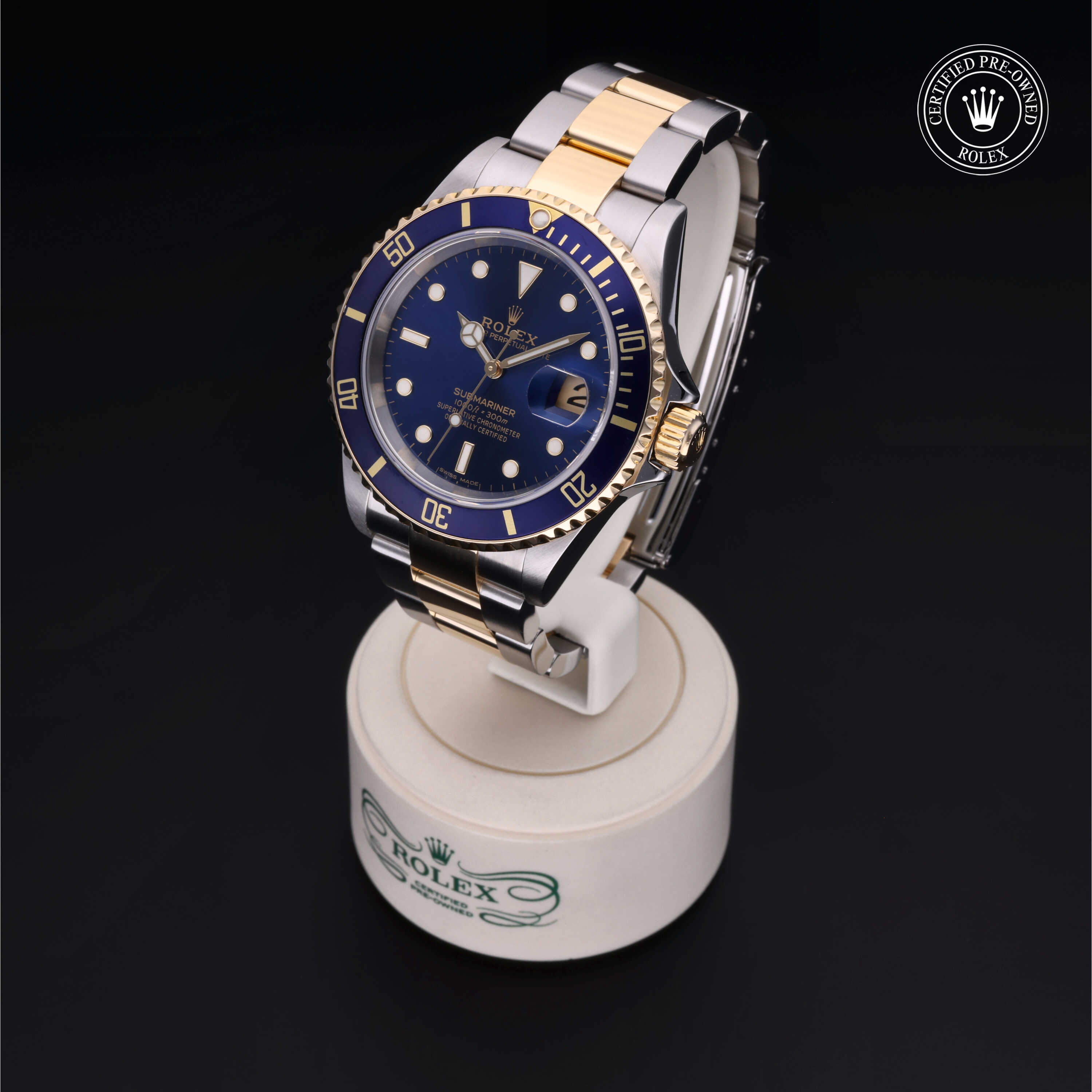 Rolex Submariner in Rolesor 18 Carat Yellow M16613-0015 at Alson Jewelers