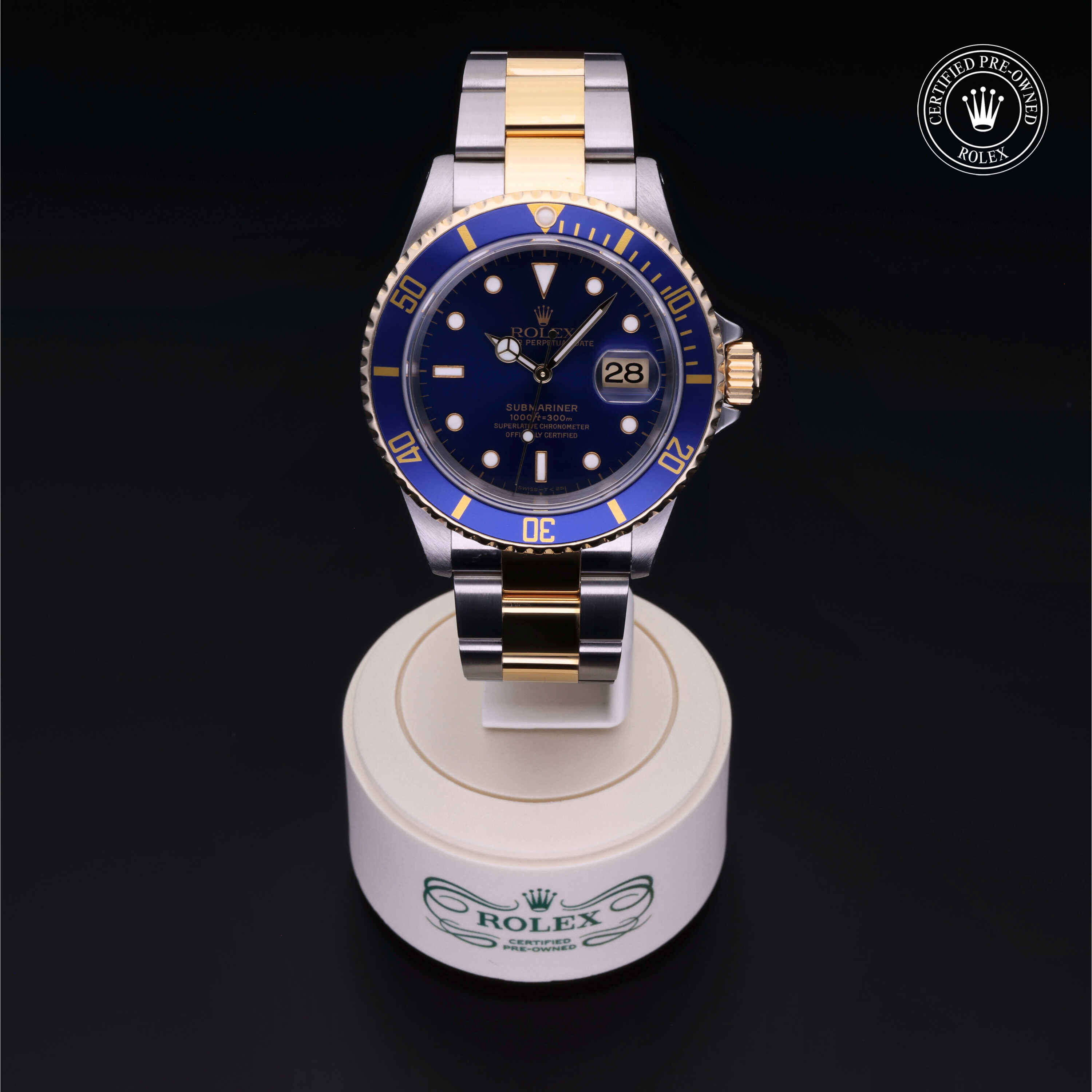 Rolex Submariner in Rolesor 18 Carat Yellow M16613-0012 at Alson Jewelers
