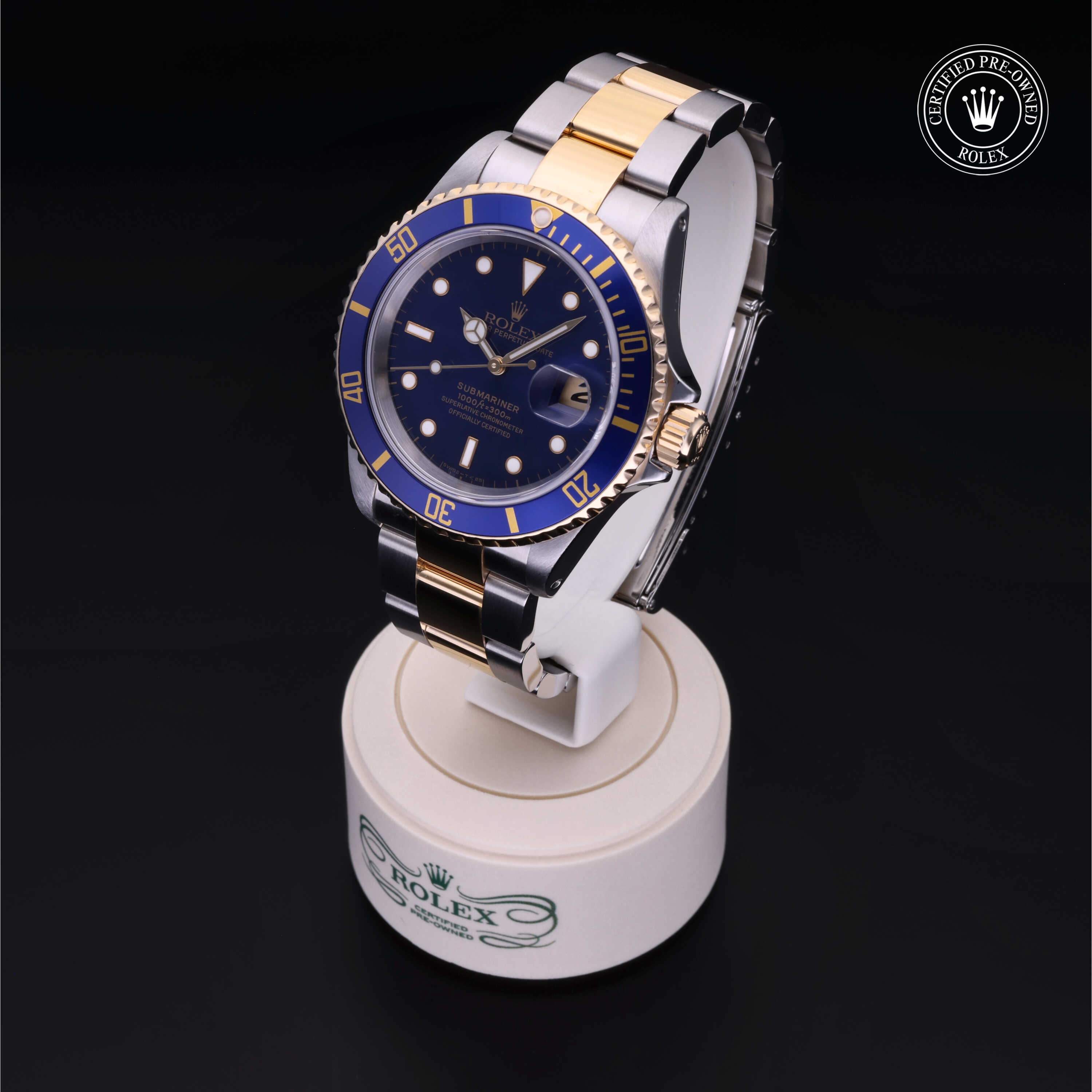 Rolex Submariner in Rolesor 18 Carat Yellow M16613-0012 at Alson Jewelers