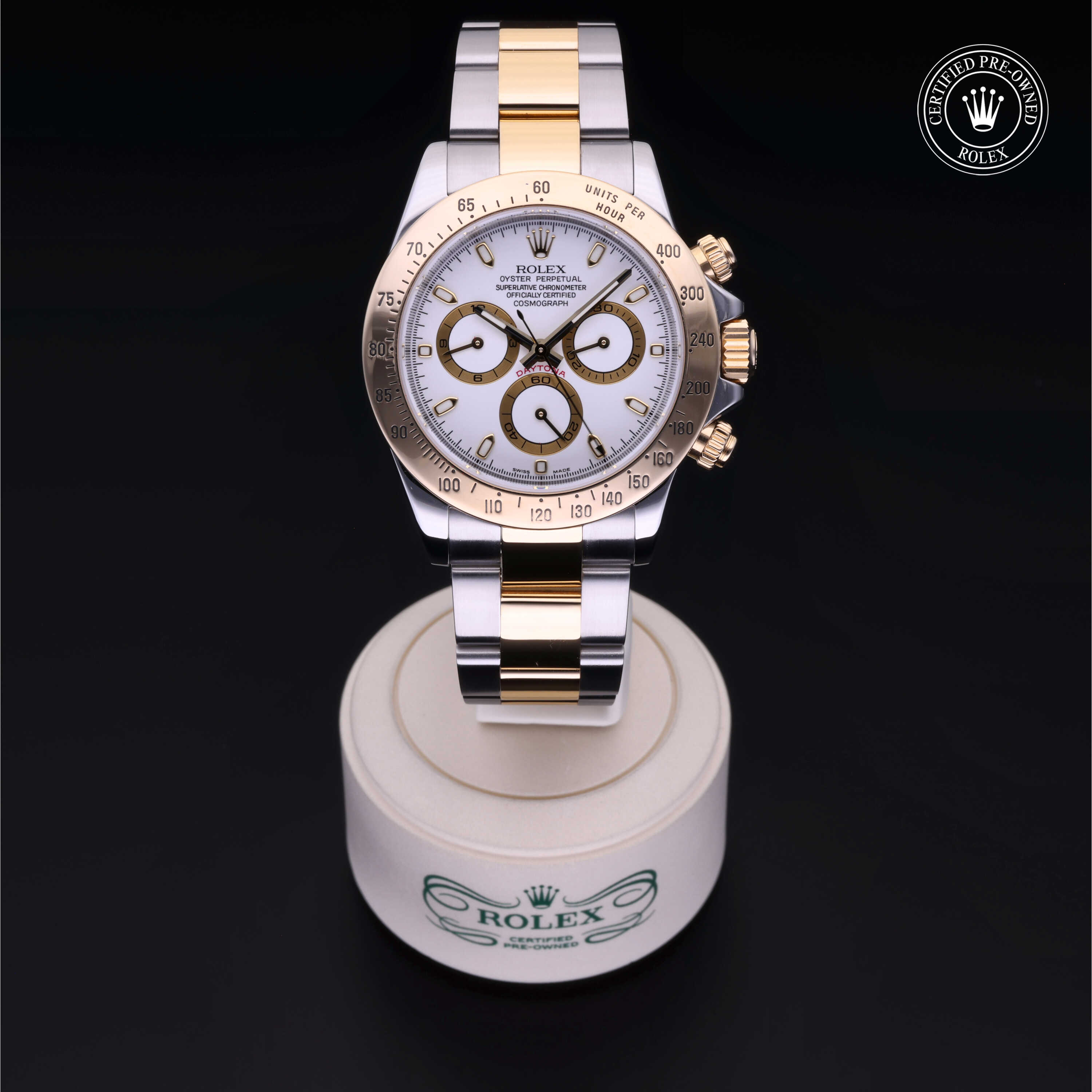Rolex Cosmograph Daytona in Rolesor 18 Carat Yellow M116523-0026 at Alson Jewelers