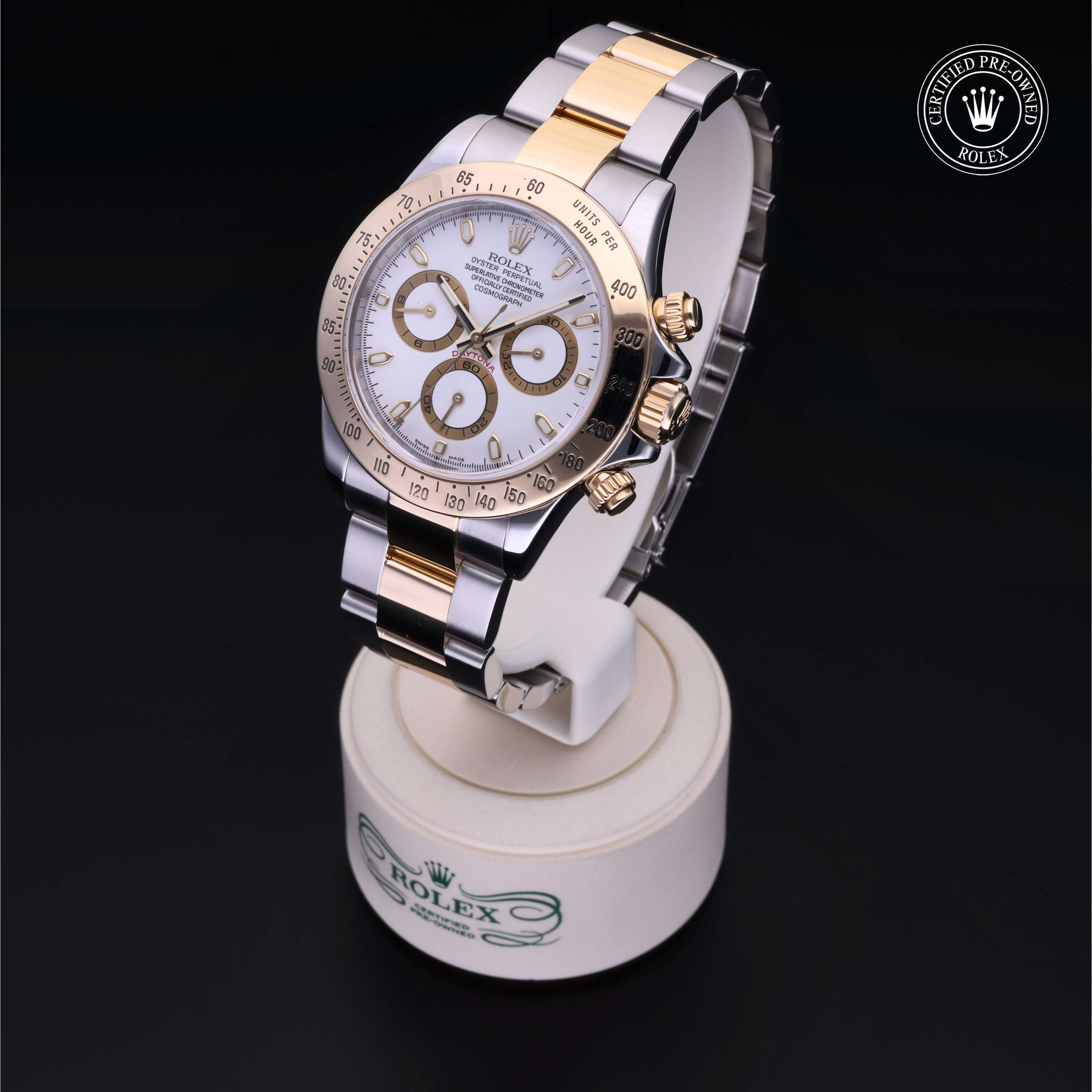 Rolex Cosmograph Daytona in Rolesor 18 Carat Yellow M116523-0026 at Alson Jewelers