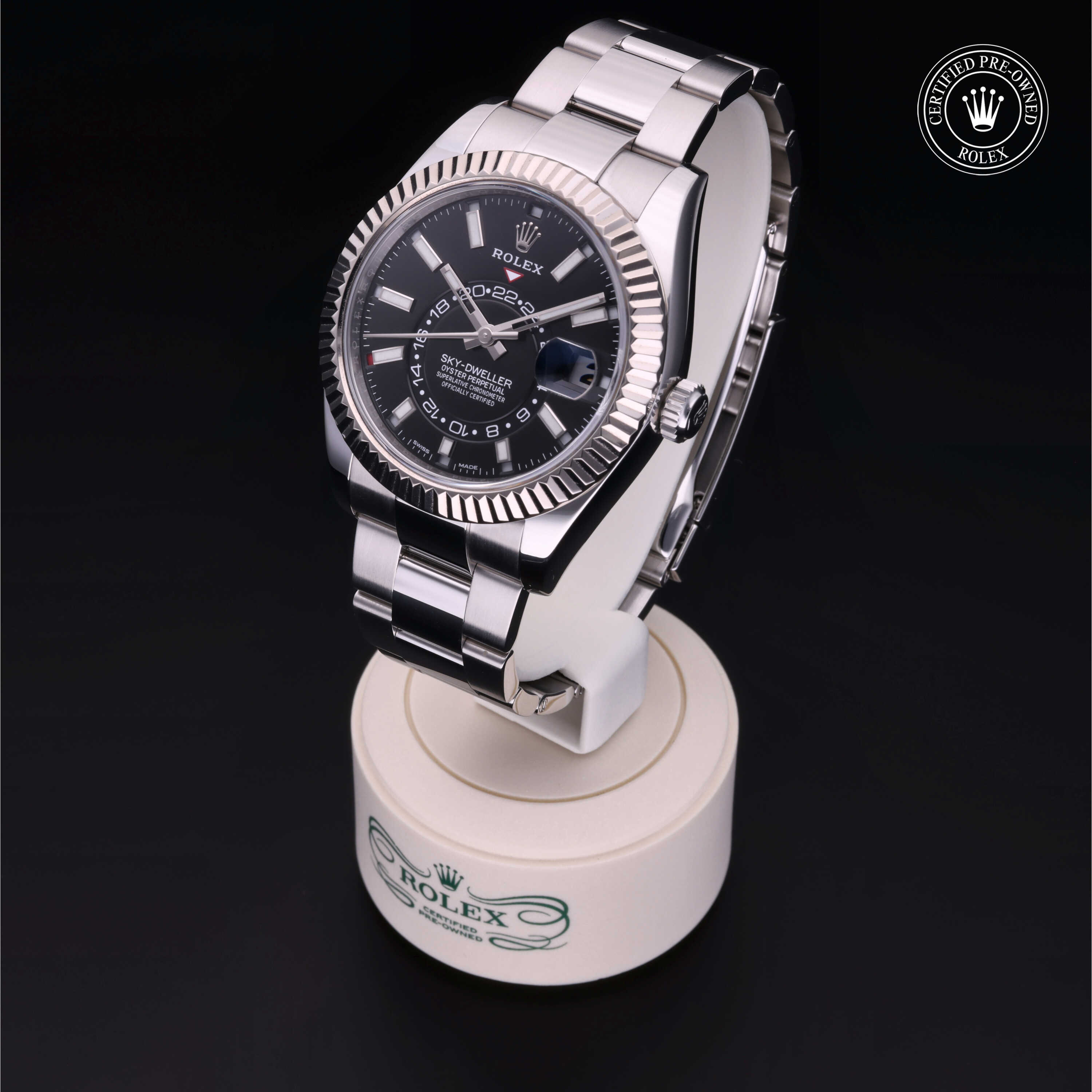 Rolex Sky-Dweller in Rolesor 18 Carat White M326934-0005 at Alson Jewelers