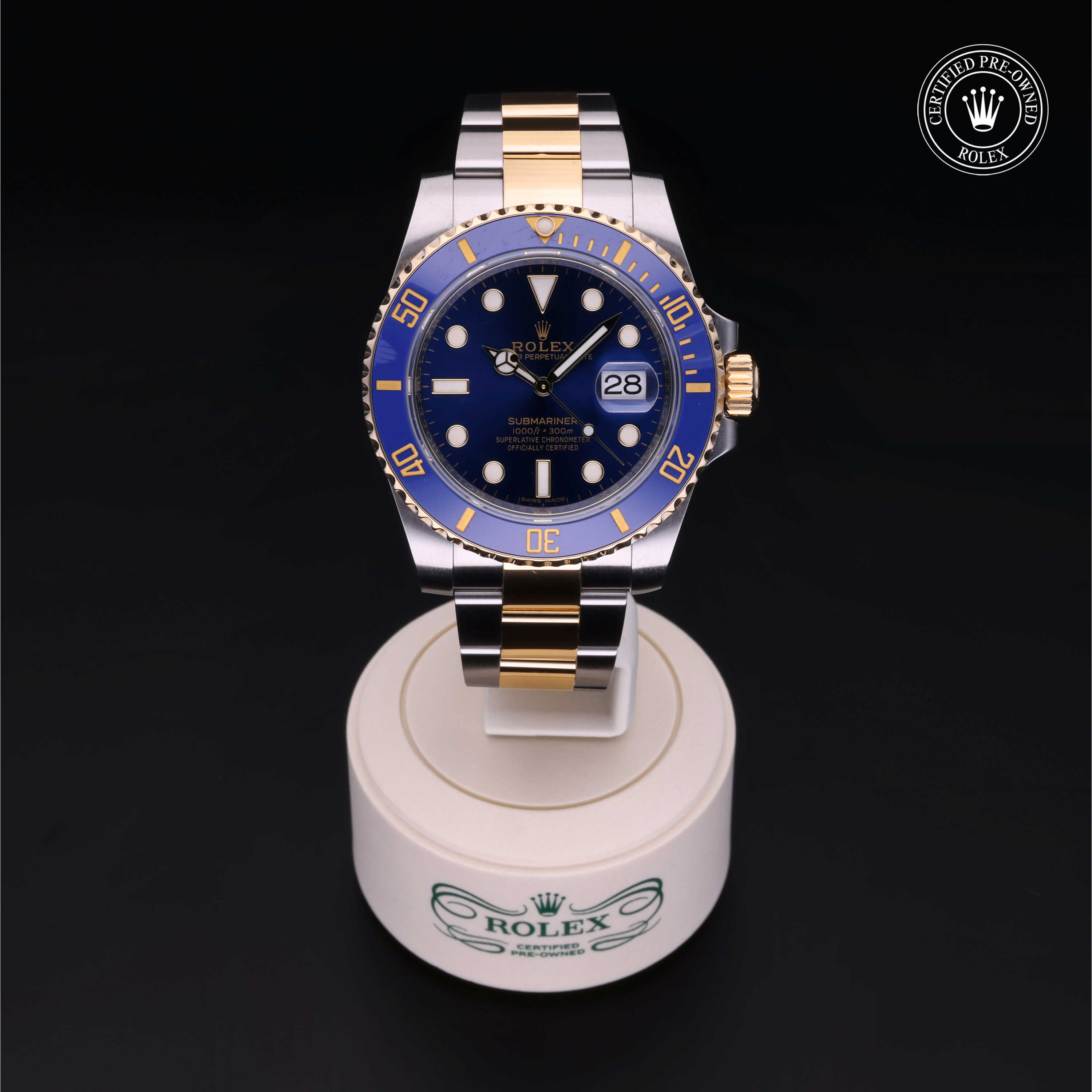 Rolex Submariner in Rolesor 18 Carat Yellow M116613LB-0005 at Alson Jewelers