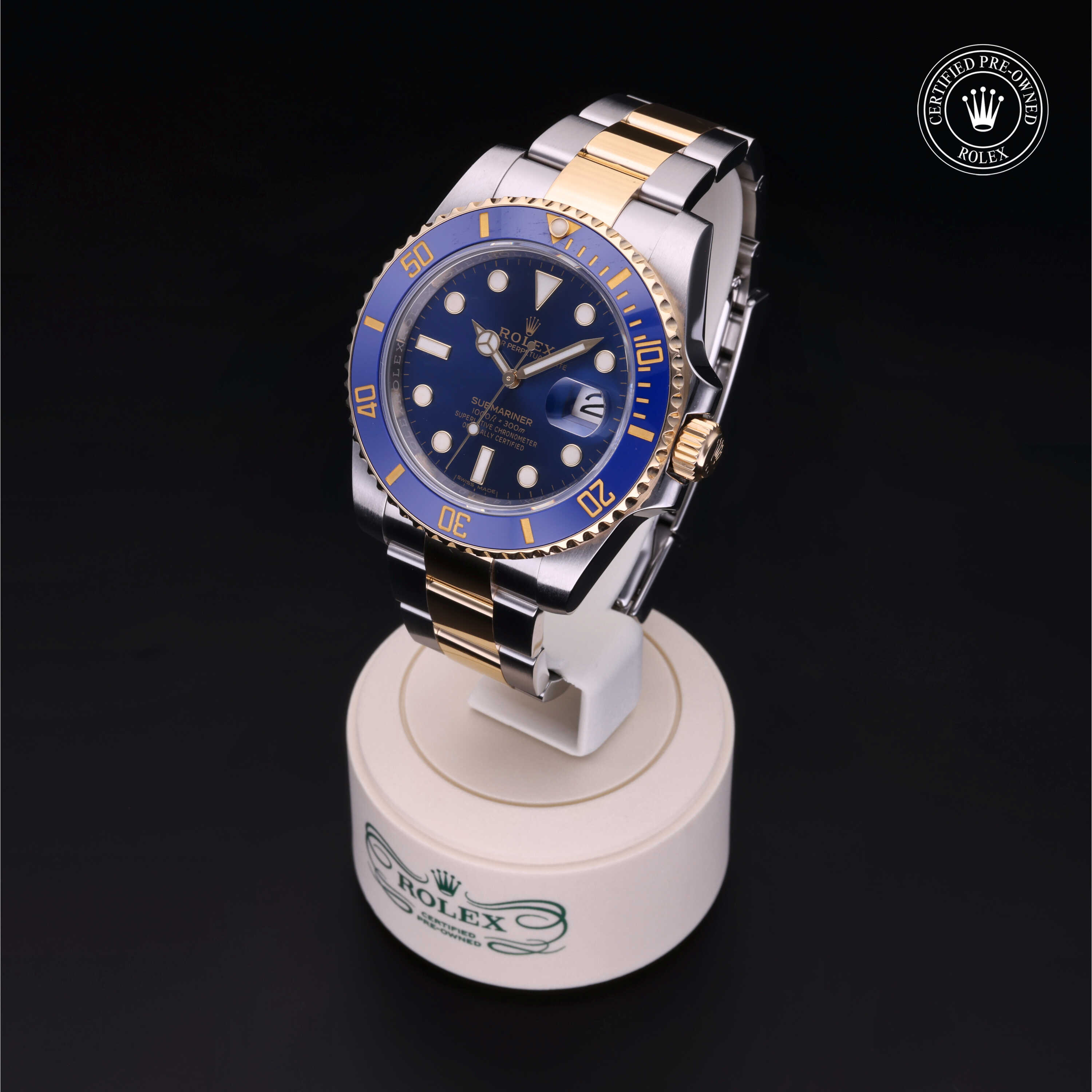 Rolex Submariner in Rolesor 18 Carat Yellow M116613LB-0005 at Alson Jewelers