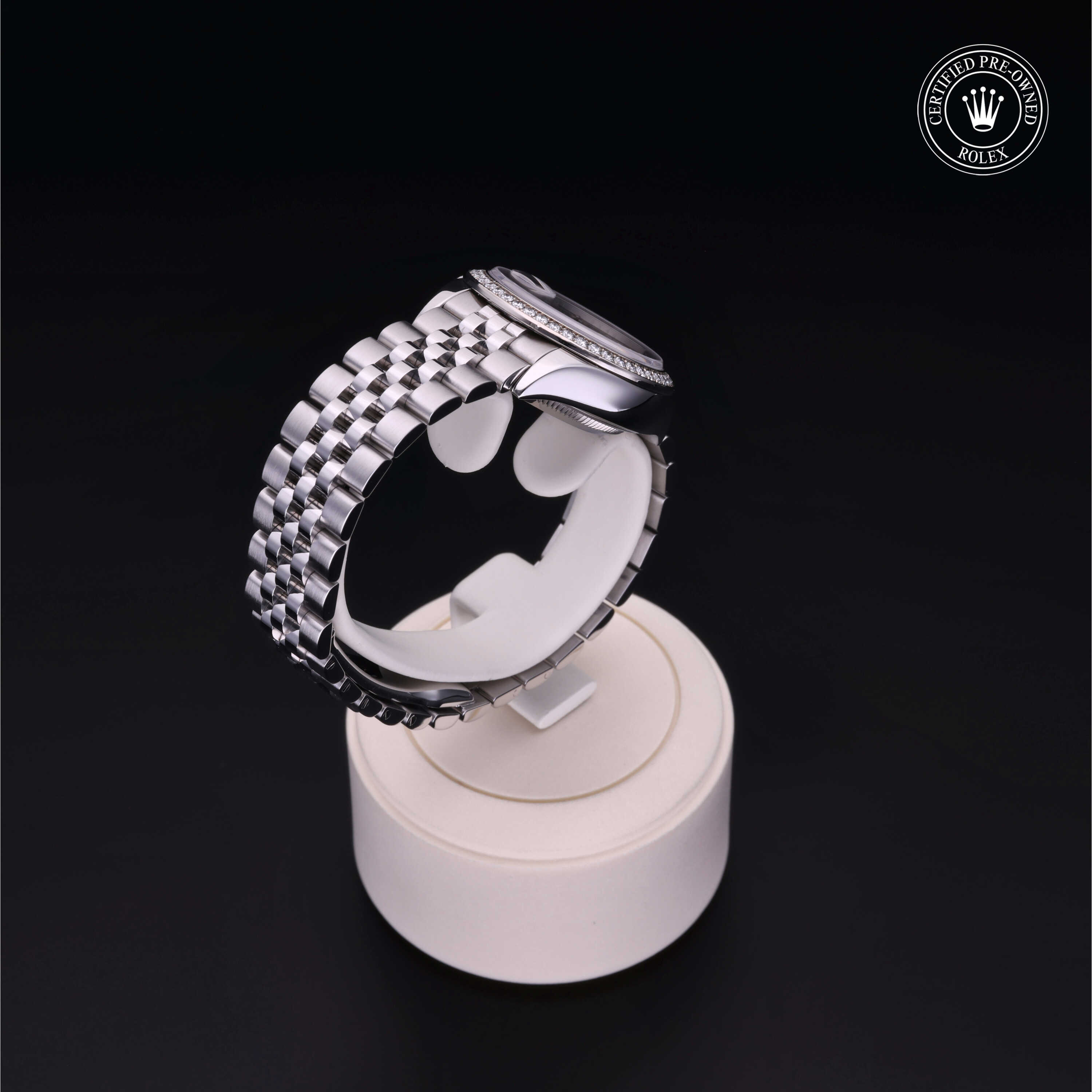 Rolex Lady-Datejust in Rolesor 18 Carat White M279384RBR-0018 at Alson Jewelers