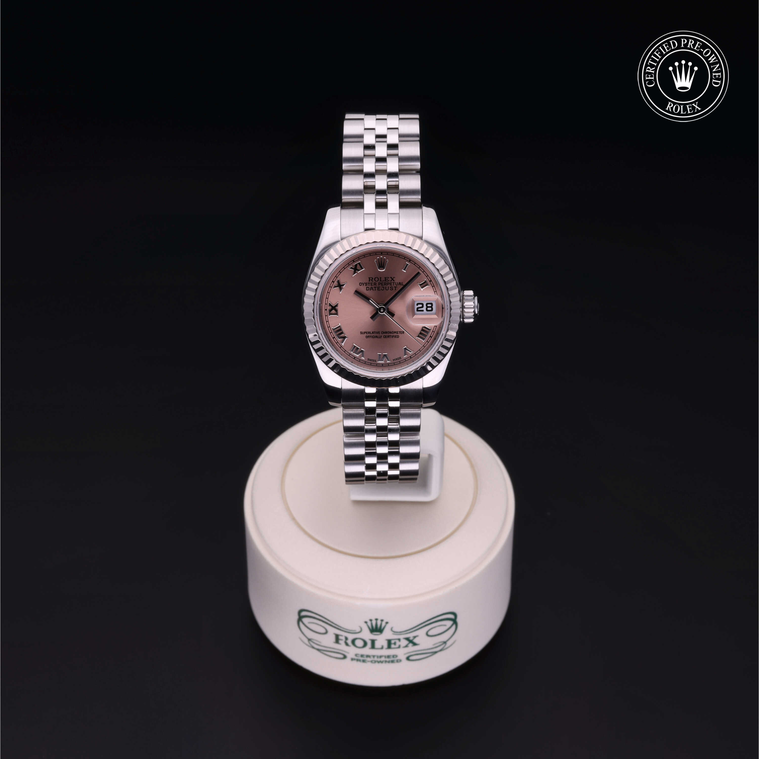 Rolex Lady-Datejust in Rolesor 18 Carat White M179174-0020 at Alson Jewelers