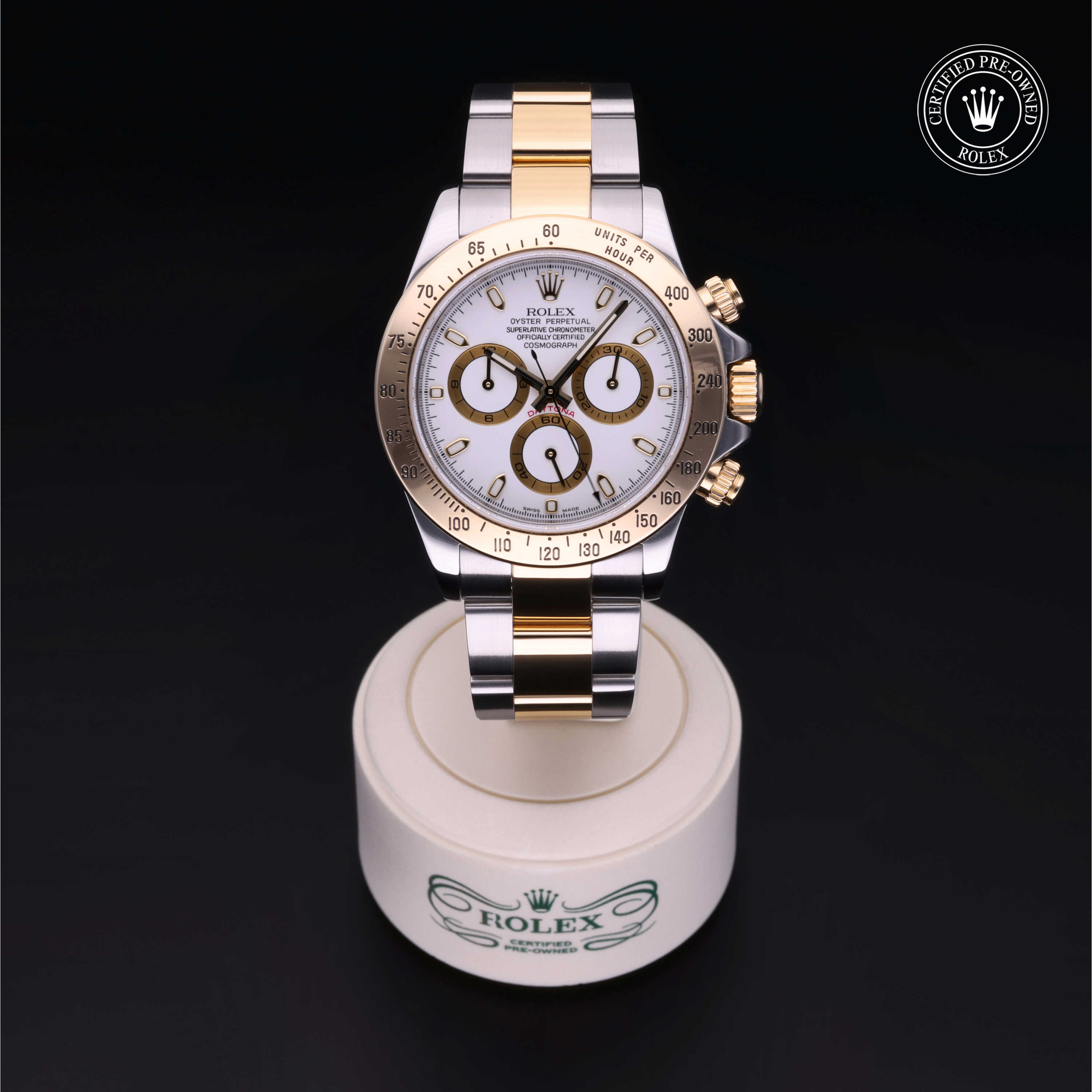 Rolex Cosmograph Daytona in Rolesor 18 Carat Yellow M116523-0026 at Alson Jewelers