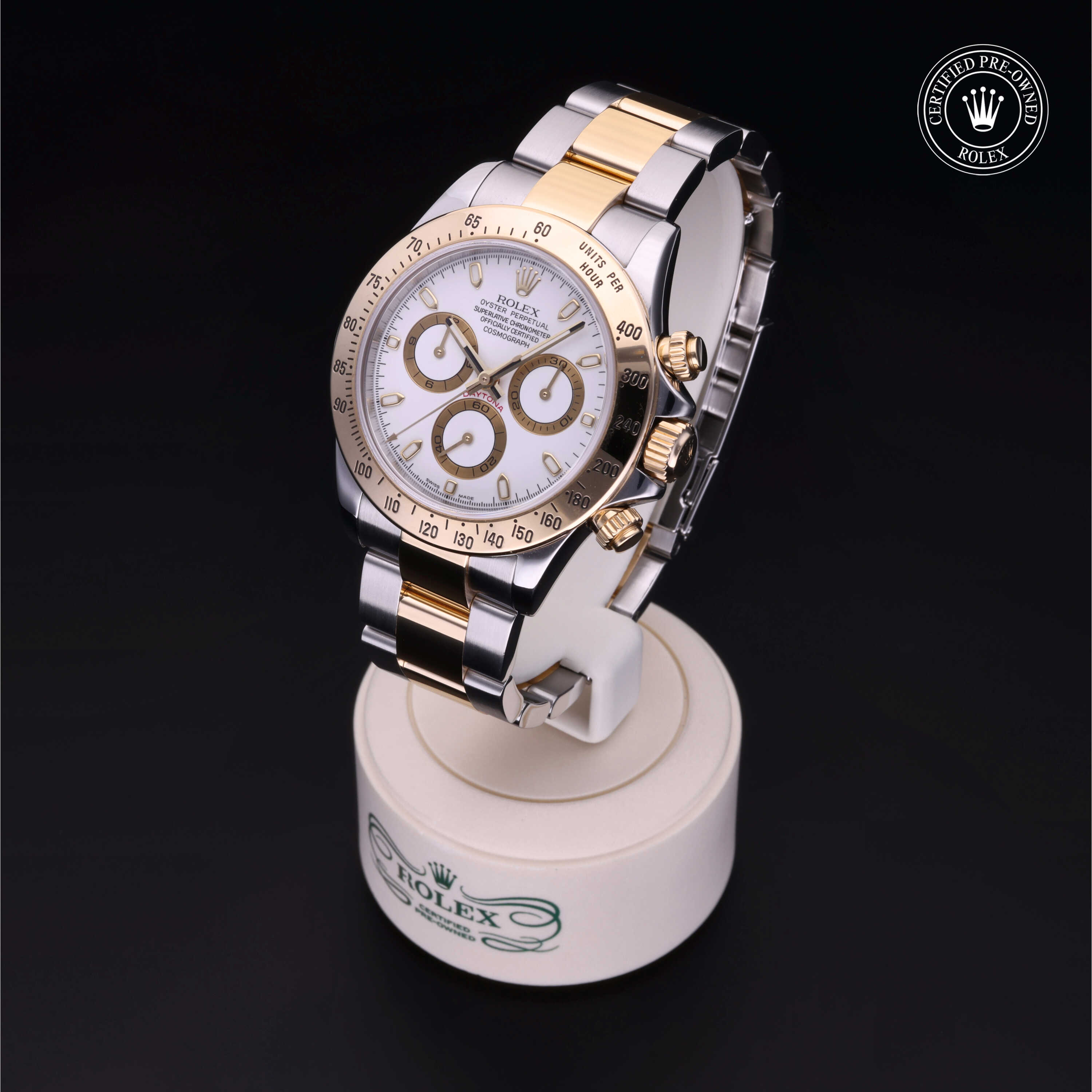 Rolex Cosmograph Daytona in Rolesor 18 Carat Yellow M116523-0026 at Alson Jewelers