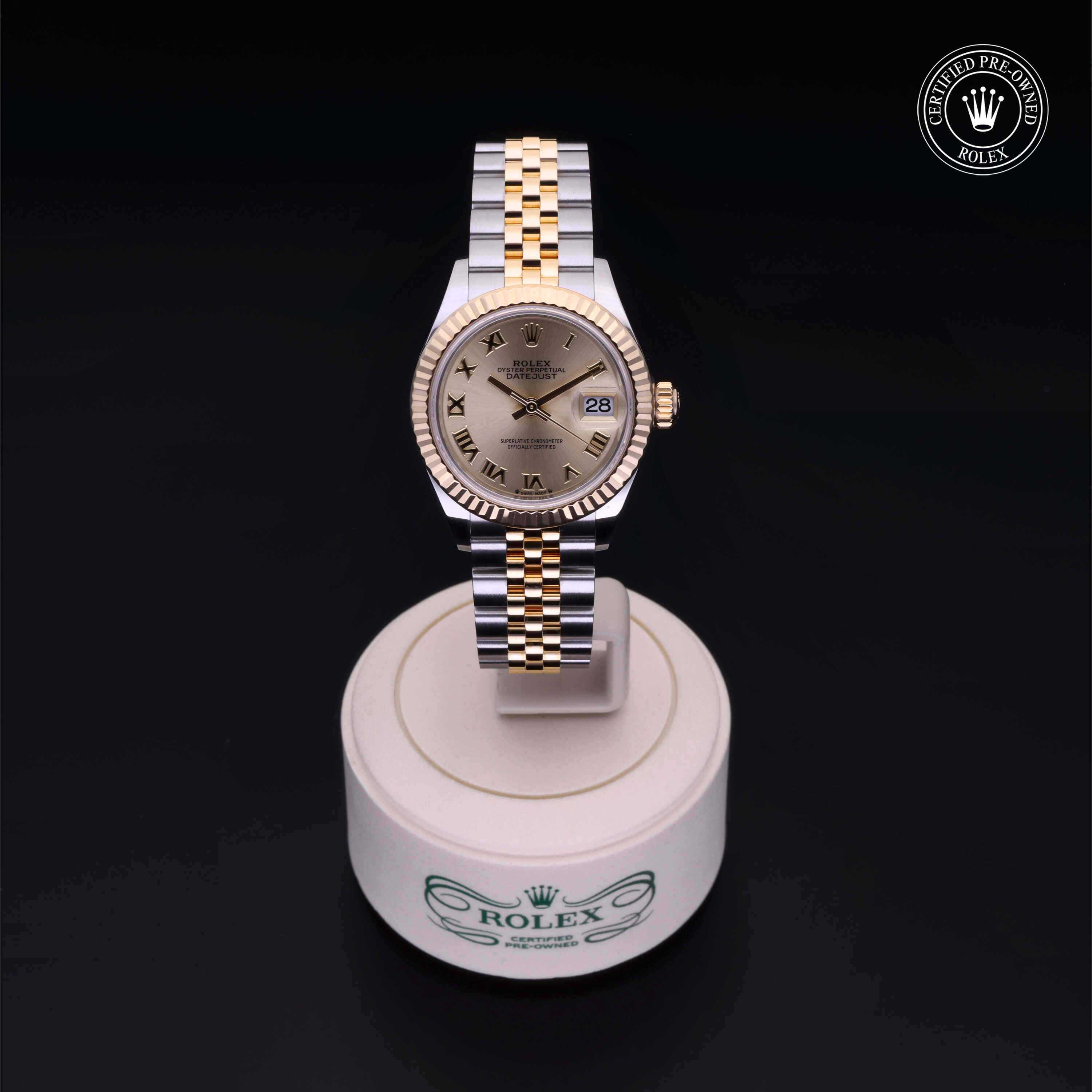 Rolex Lady-Datejust in Rolesor 18 Carat Yellow M279173-0009 at Alson Jewelers