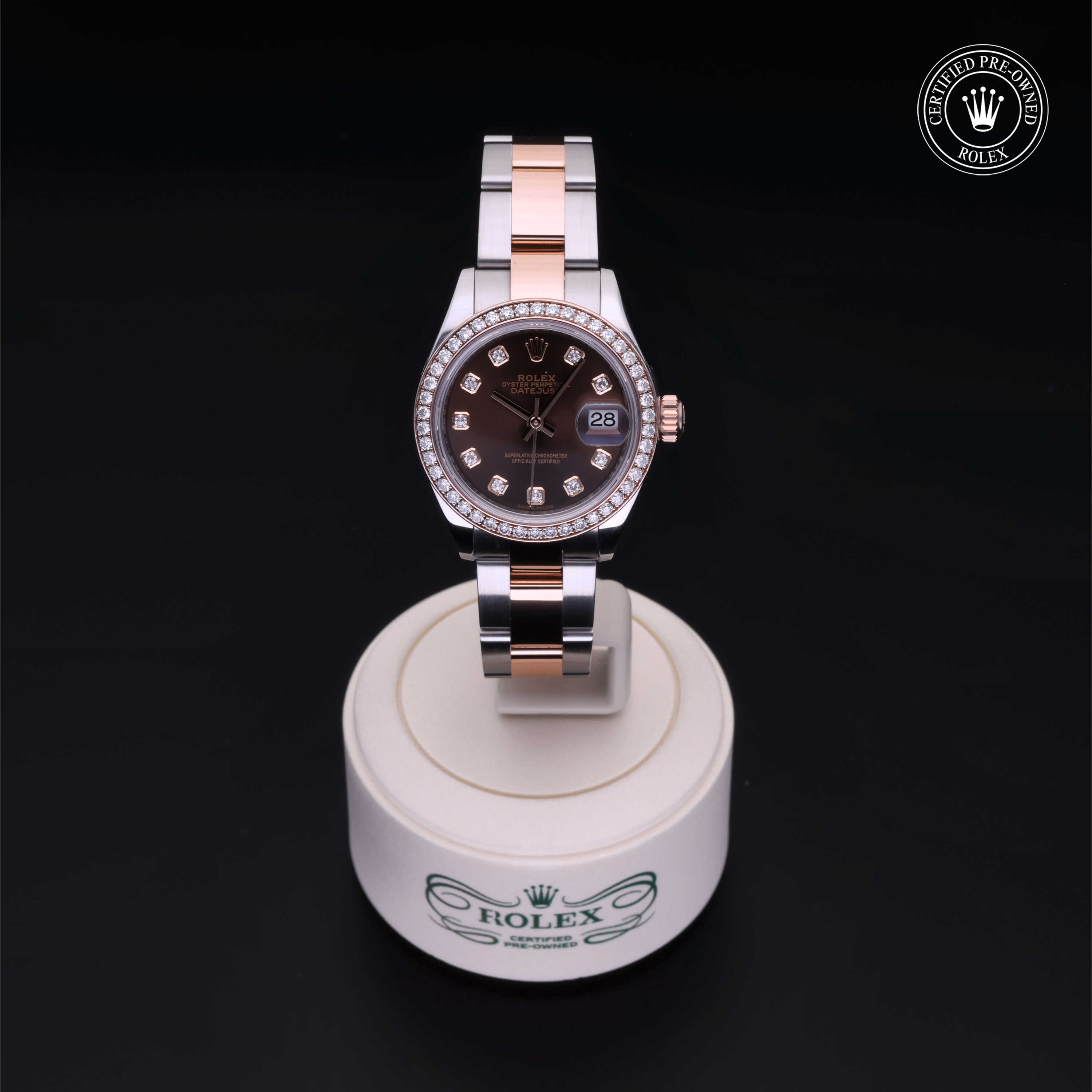 Rolex Lady-Datejust in Rolesor 18 Carat Red M279381RBR-0012 at Alson Jewelers