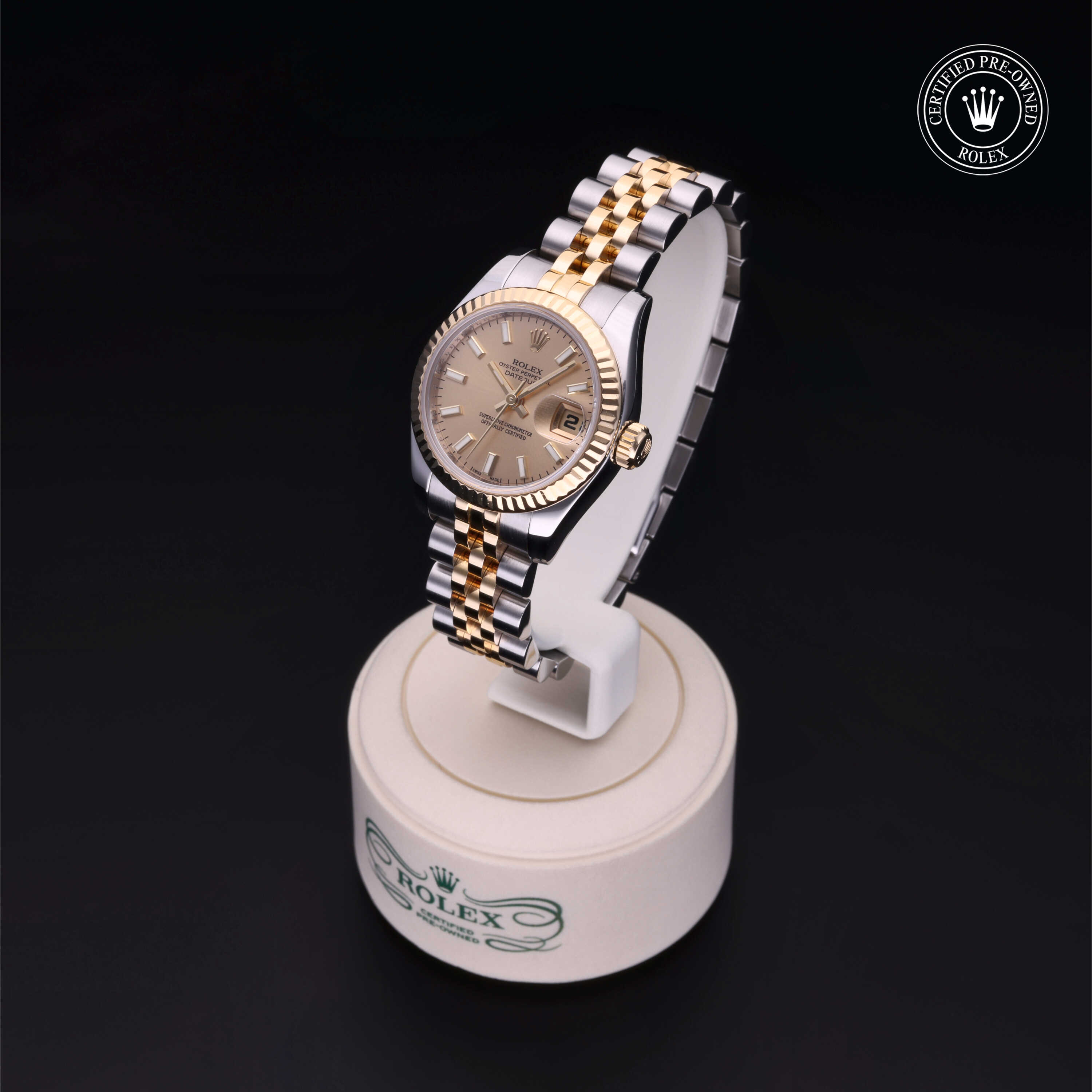 Rolex Lady-Datejust in Rolesor 18 Carat Yellow M179173-0075 at Alson Jewelers