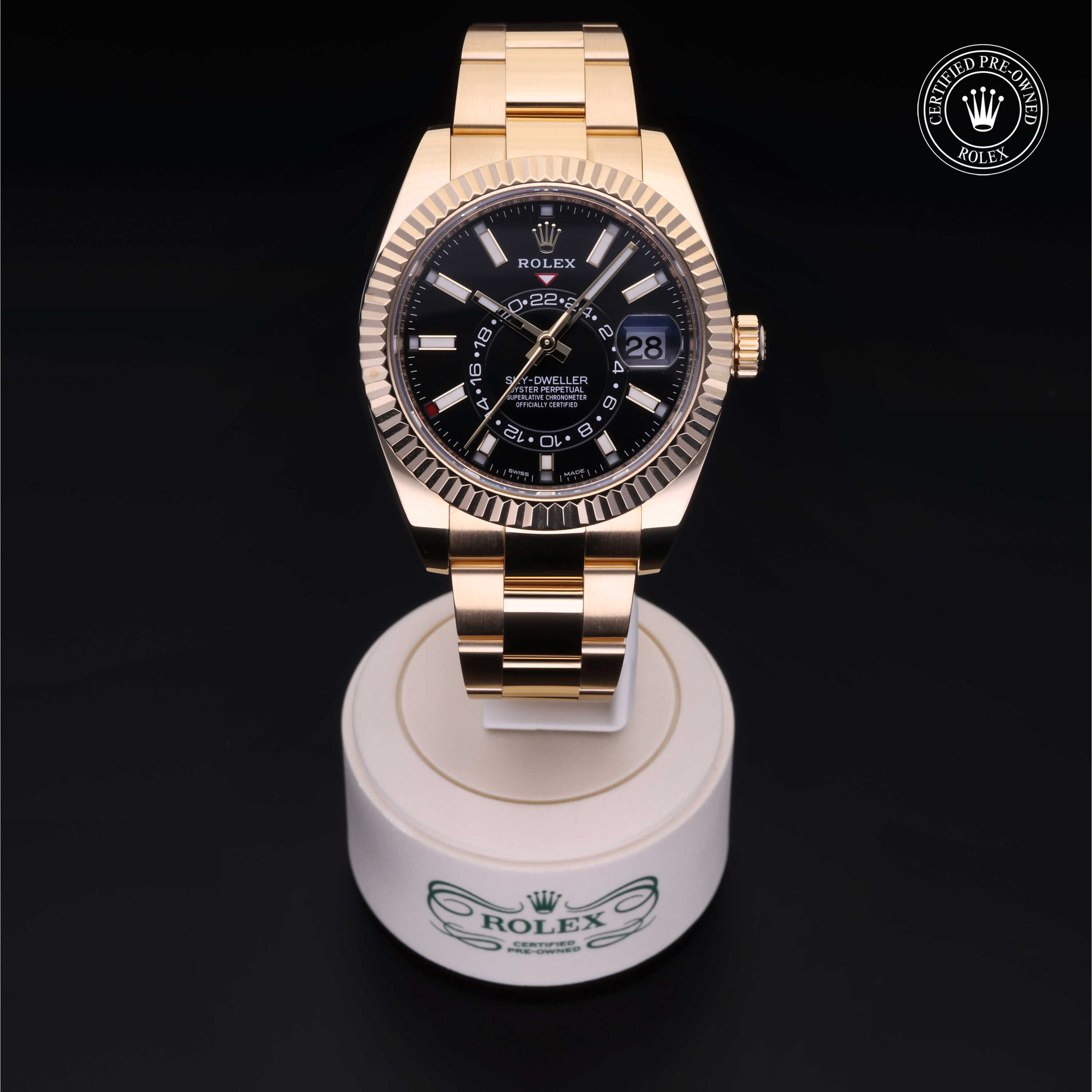 Rolex Sky-Dweller in Gold 18 Carat Yellow M326938-0004 at Alson Jewelers