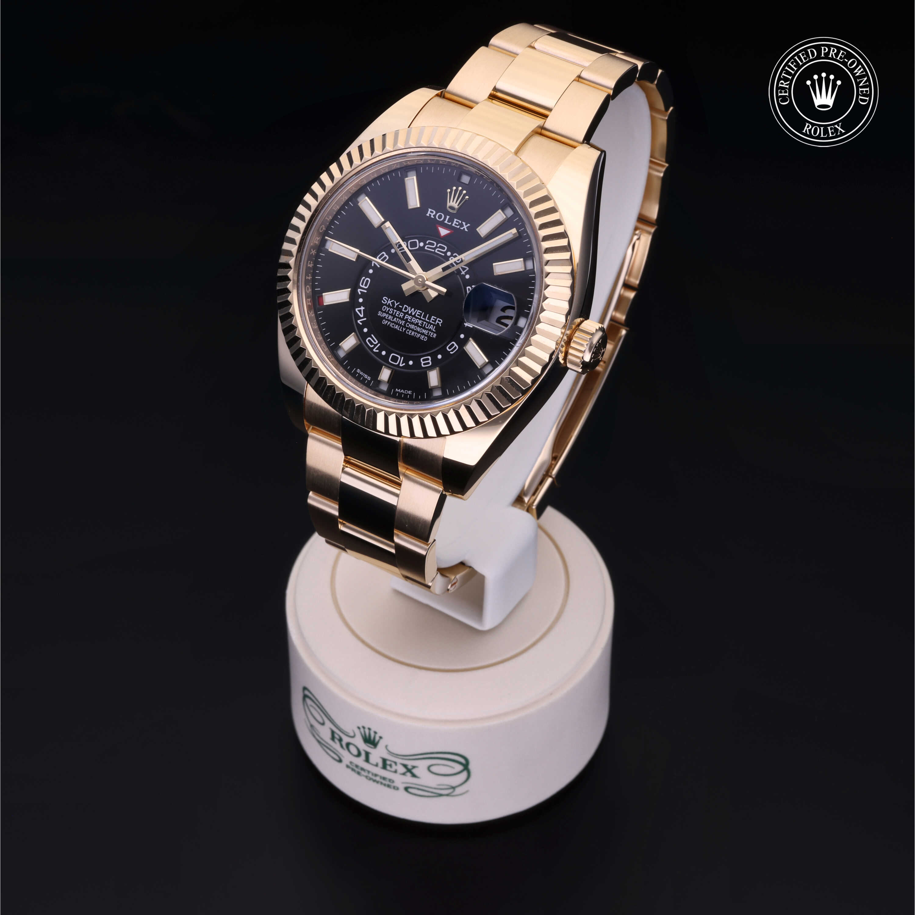 Rolex Sky-Dweller in Gold 18 Carat Yellow M326938-0004 at Alson Jewelers