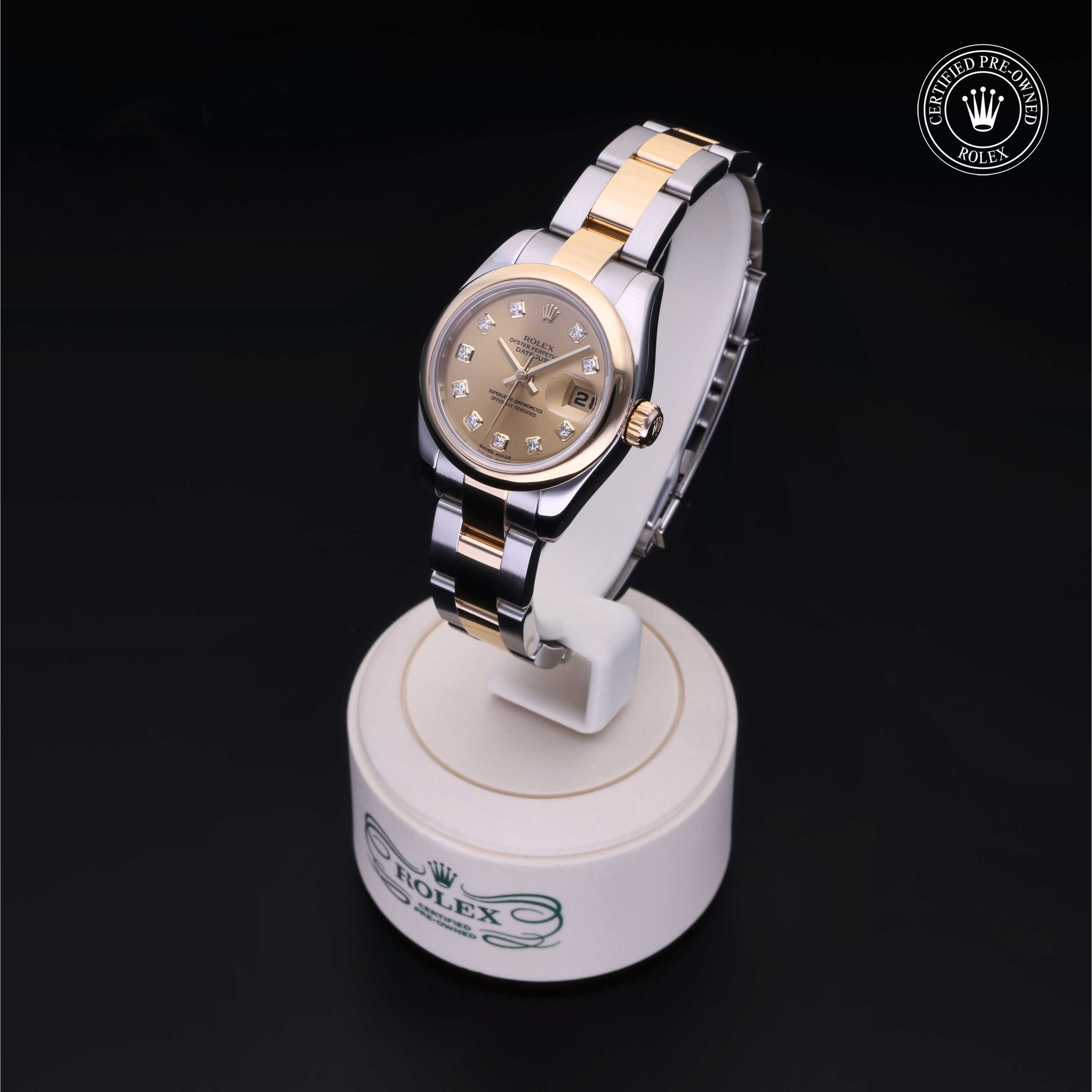 Rolex Lady-Datejust in Rolesor 18 Carat Yellow M179163-0056 at Alson Jewelers