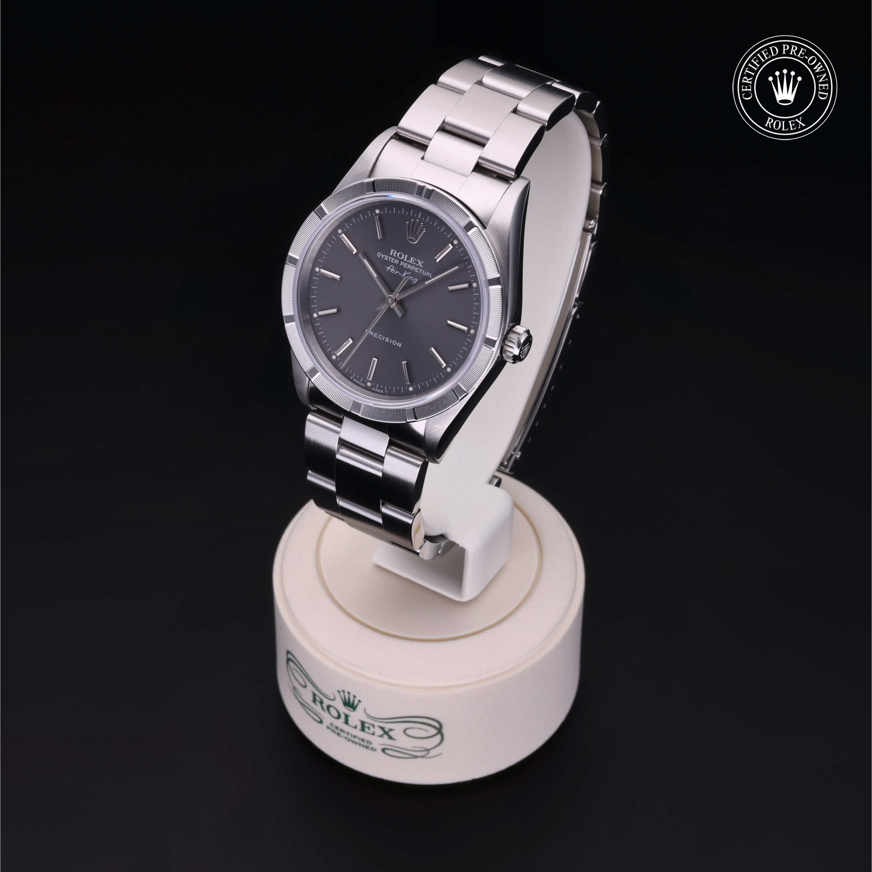 Rolex Oyster Perpetual in Oystersteel M14010-0007 at Alson Jewelers