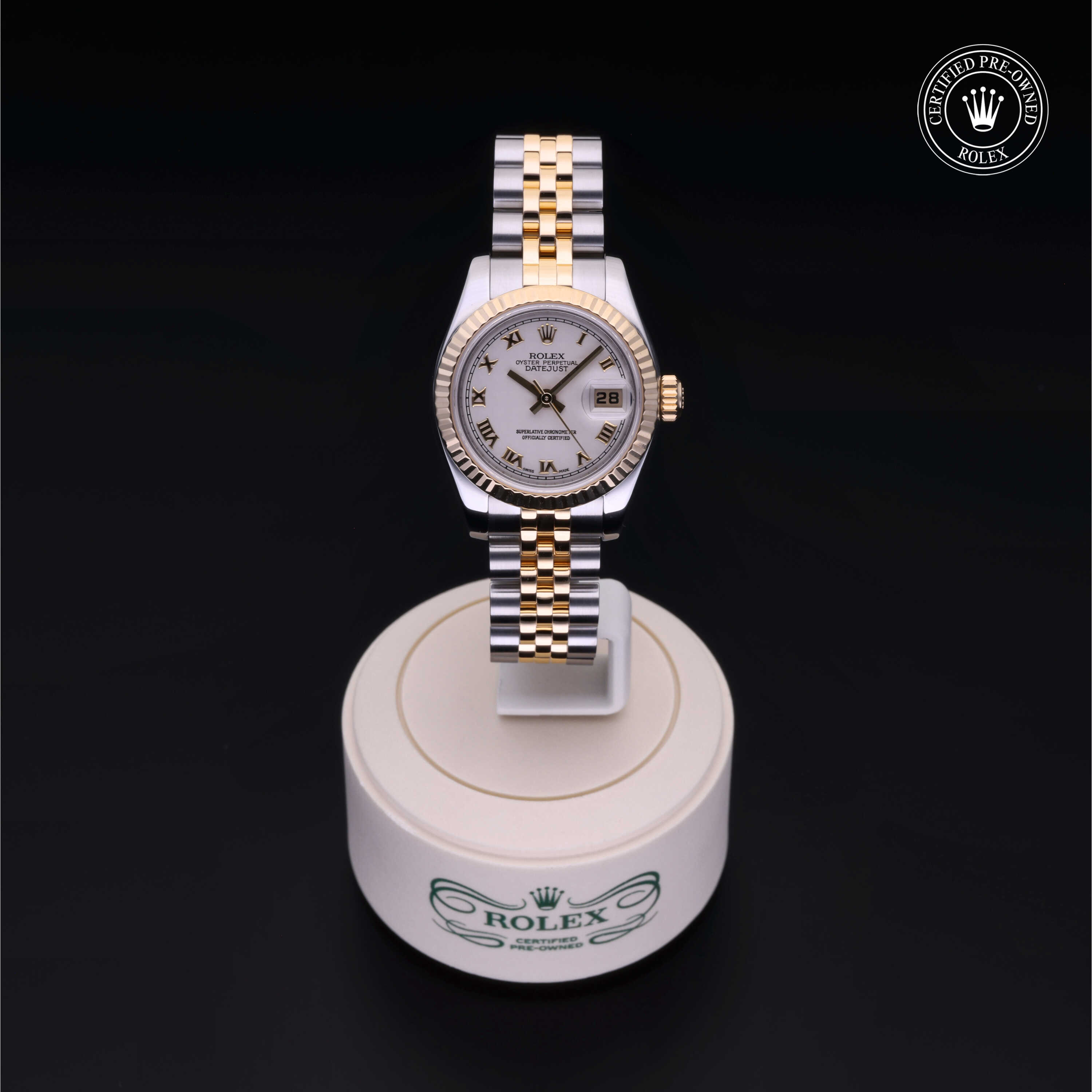 Rolex Lady-Datejust in Rolesor 18 Carat Yellow M179173-0058 at Alson Jewelers