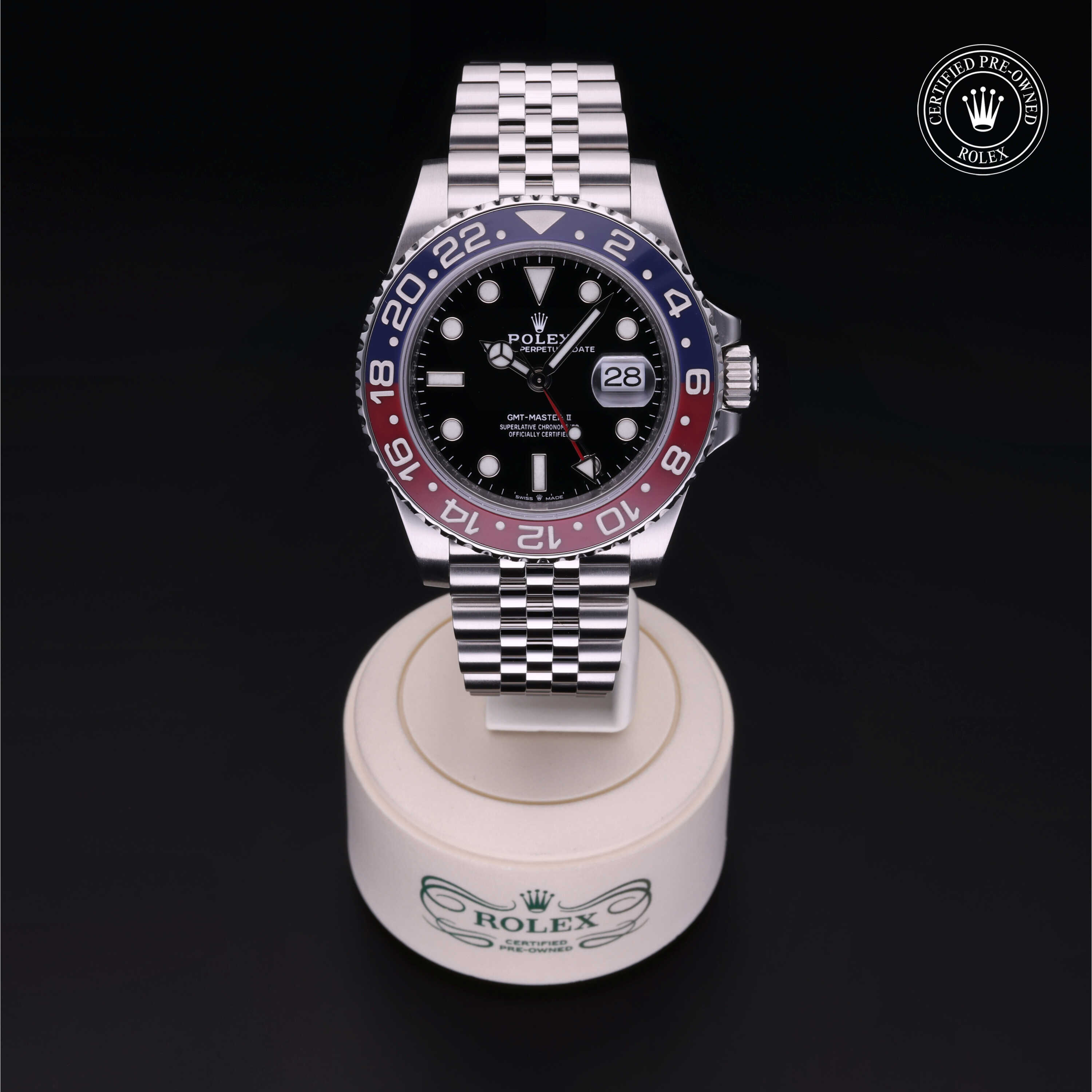 Rolex GMT-Master II in Oystersteel M126710BLRO-0001 at Alson Jewelers