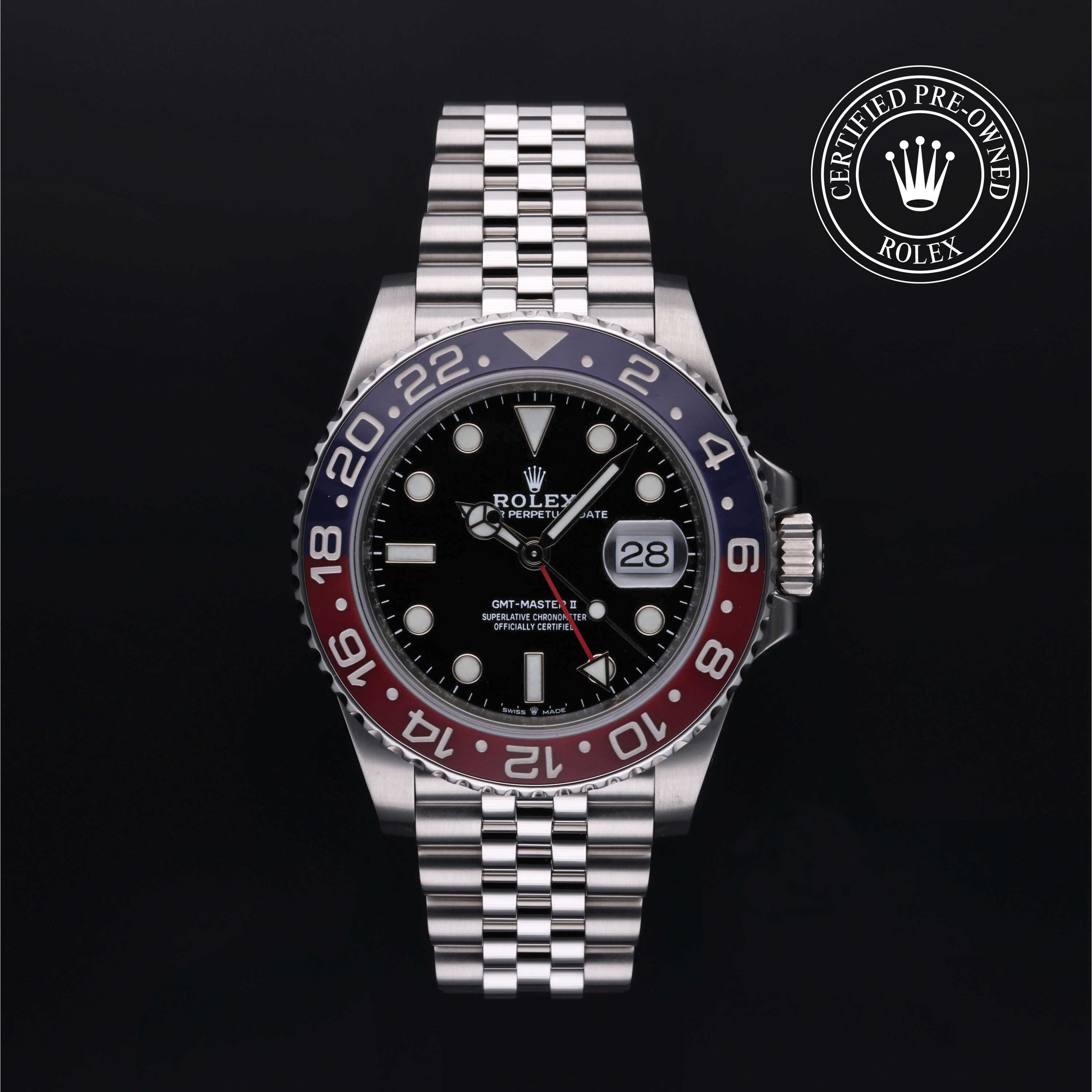 Rolex GMT-Master II in Oystersteel M126710BLRO-0001 at Alson Jewelers