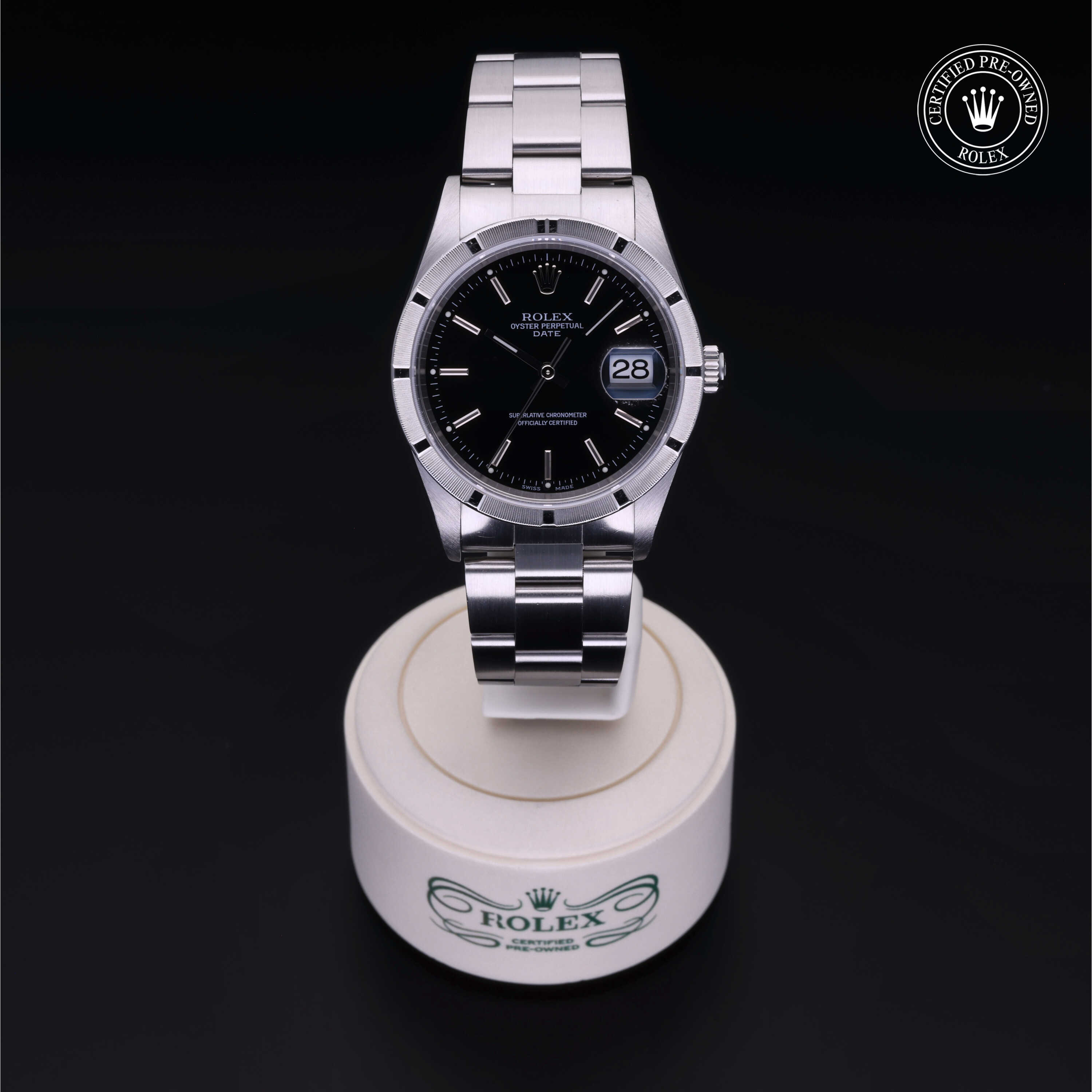 Rolex Oyster Perpetual in Oystersteel M15210-0009 at Alson Jewelers