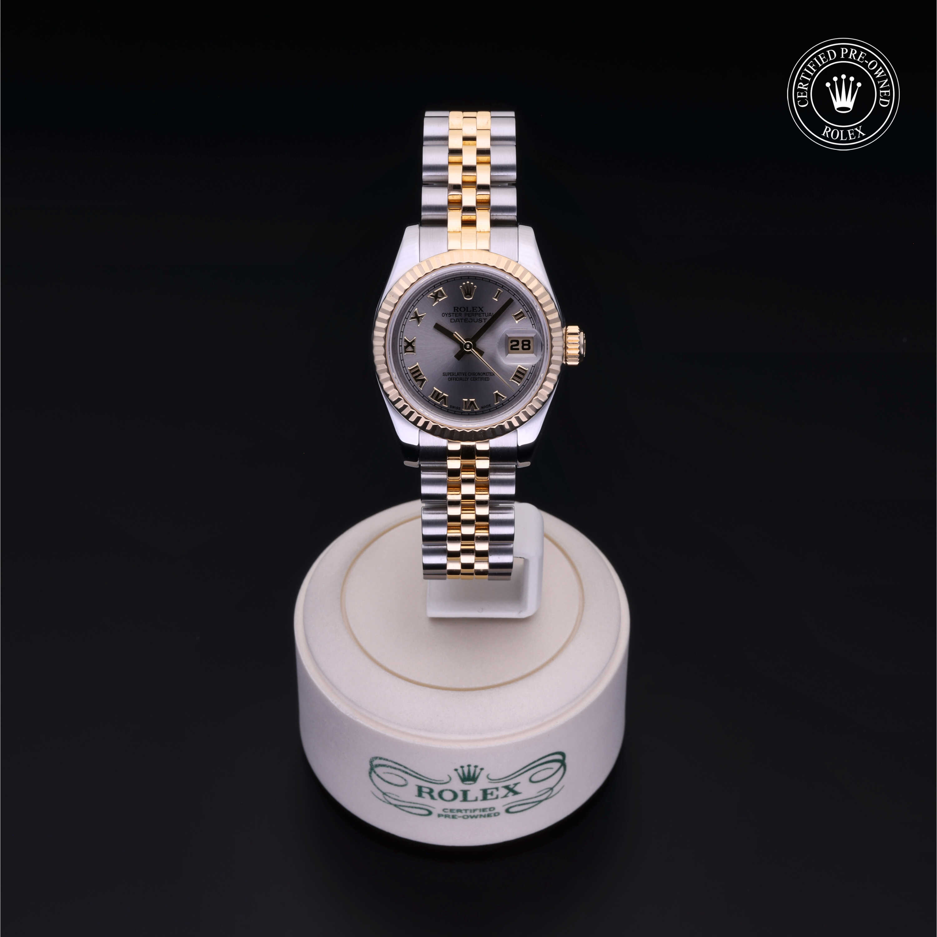 Rolex Lady-Datejust in Rolesor 18 Carat Yellow M179173-0069 at Alson Jewelers