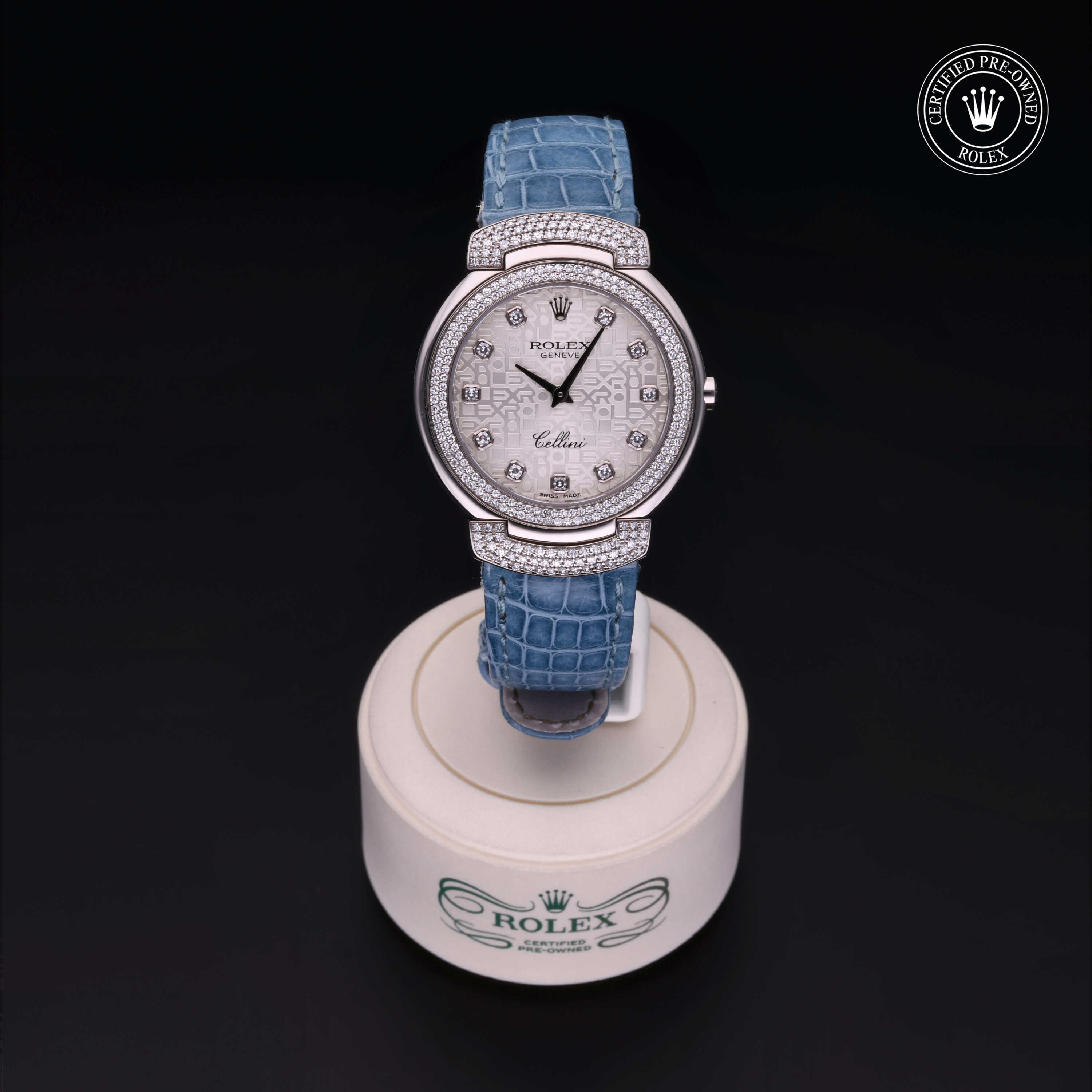 Rolex Cellini in Gold 18 Carat White M6683/9-0007 at Alson Jewelers