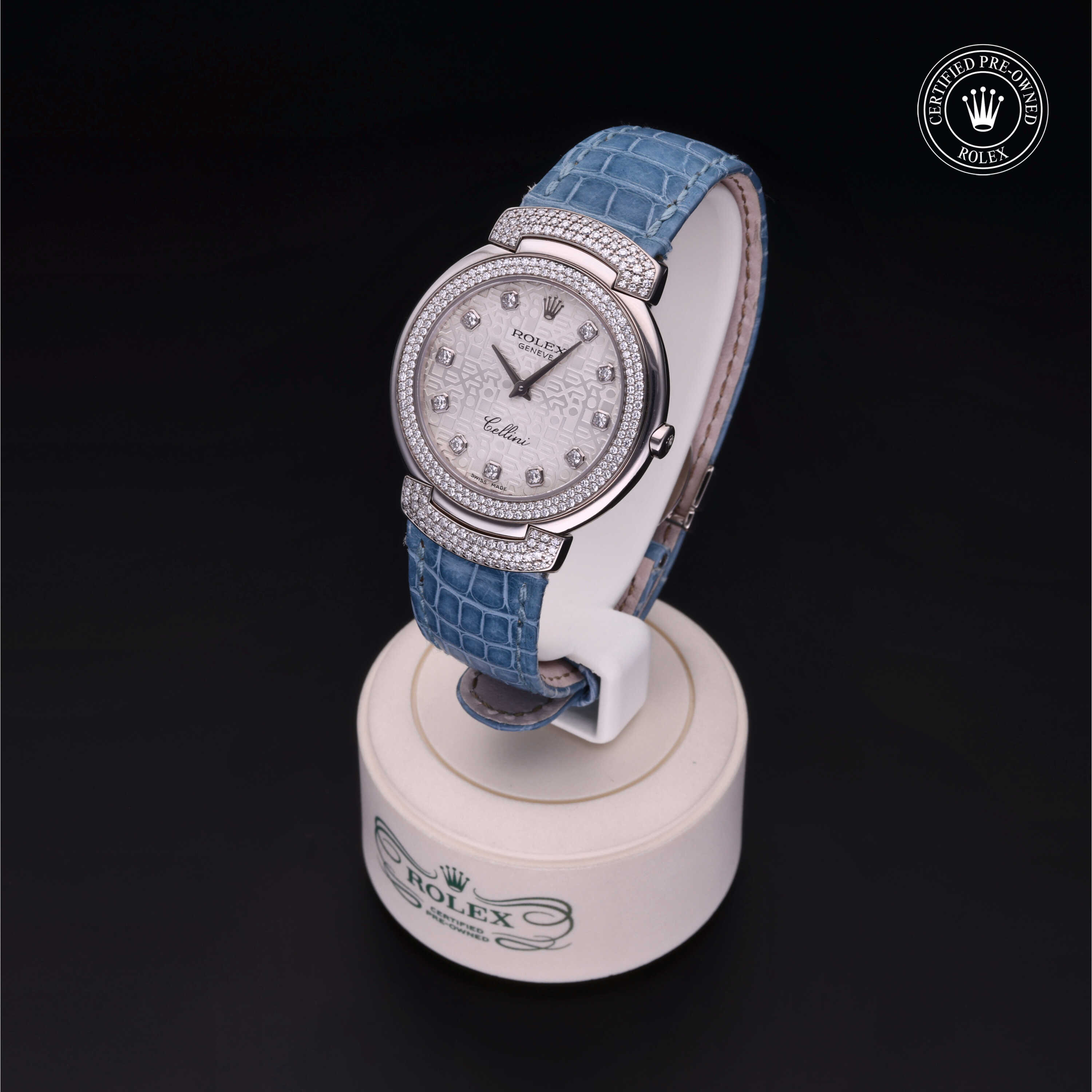 Rolex Cellini in Gold 18 Carat White M6683/9-0007 at Alson Jewelers