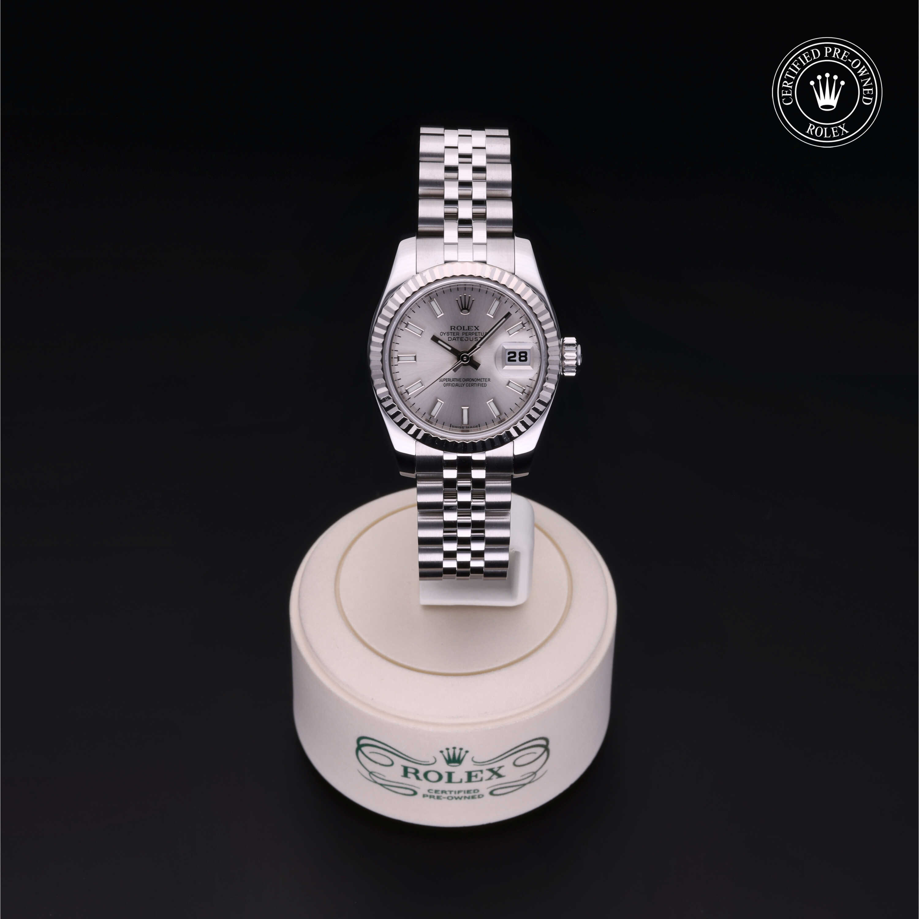 Rolex Lady-Datejust in Rolesor 18 Carat White M179174-0005 at Alson Jewelers