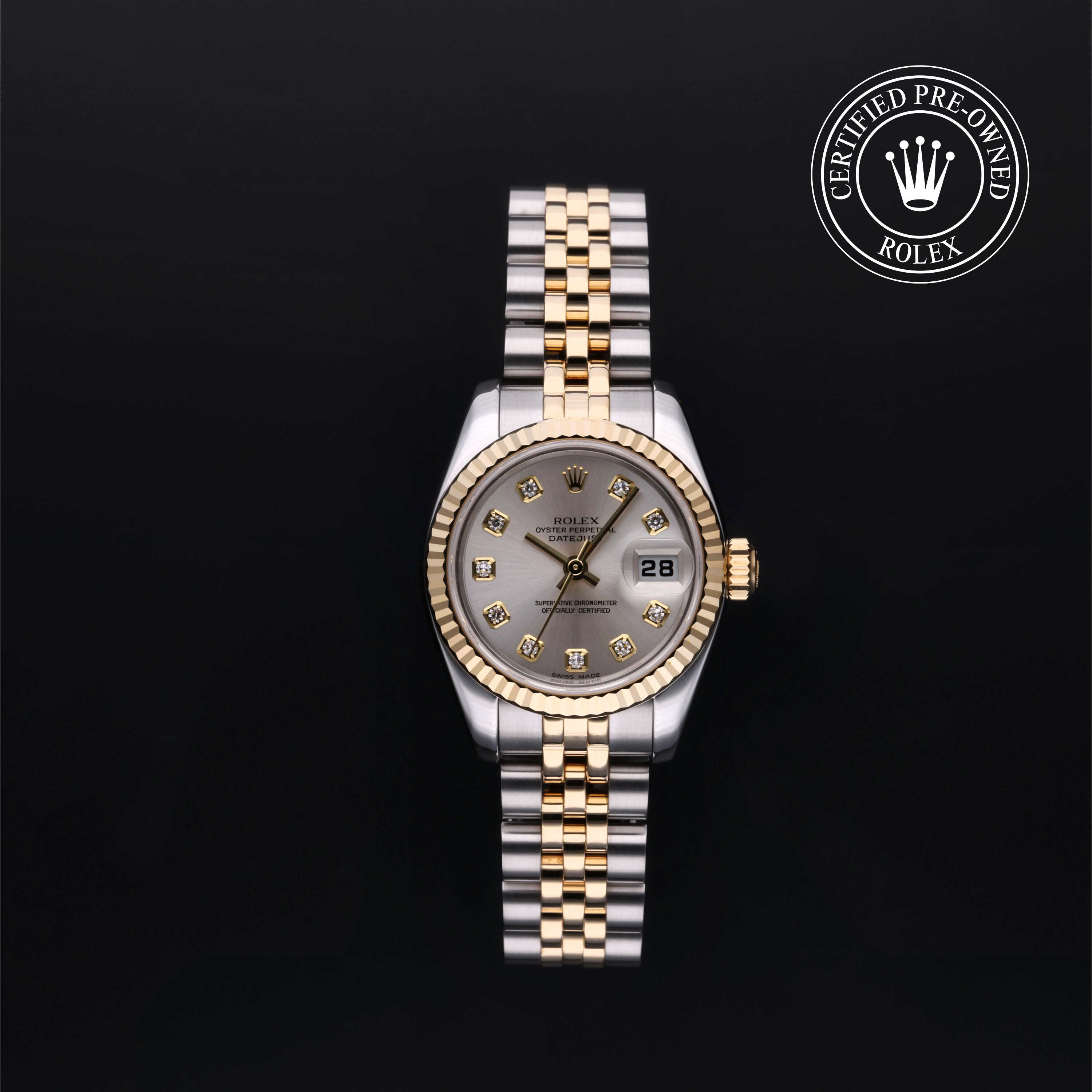Rolex Lady-Datejust in Rolesor 18 Carat Yellow M179173-0089 at Alson Jewelers