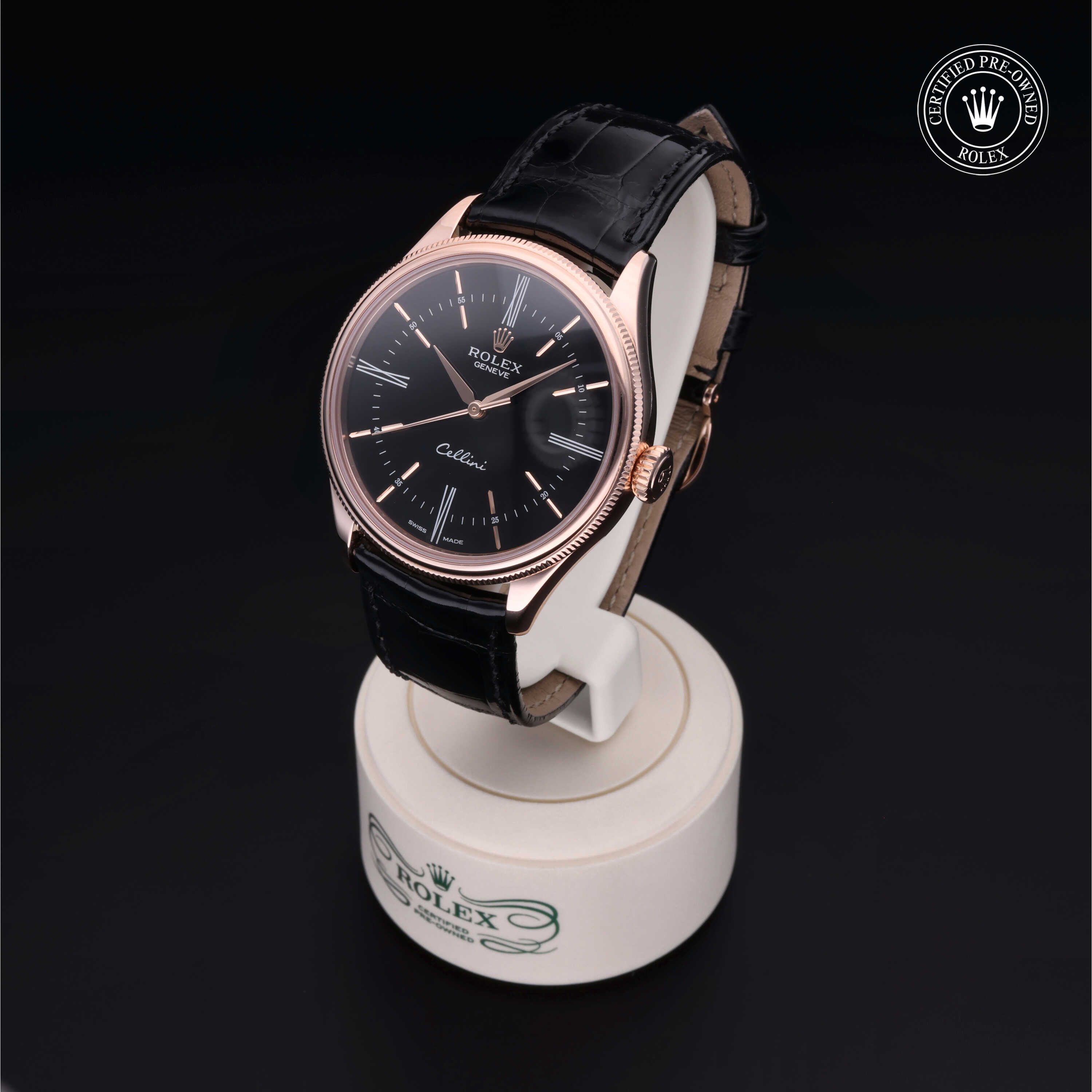 Rolex Cellini in Gold 18 Carat Red M50505-0005 at Alson Jewelers