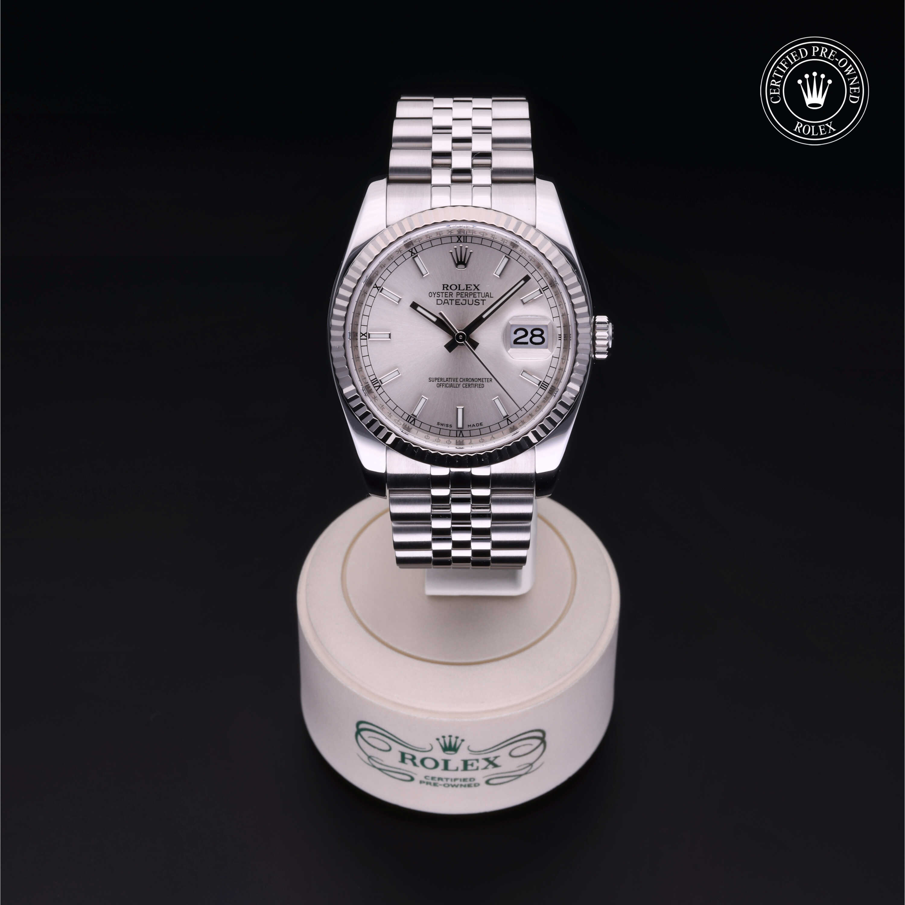 Rolex Datejust in Rolesor 18 Carat White M116234-0023 at Alson Jewelers