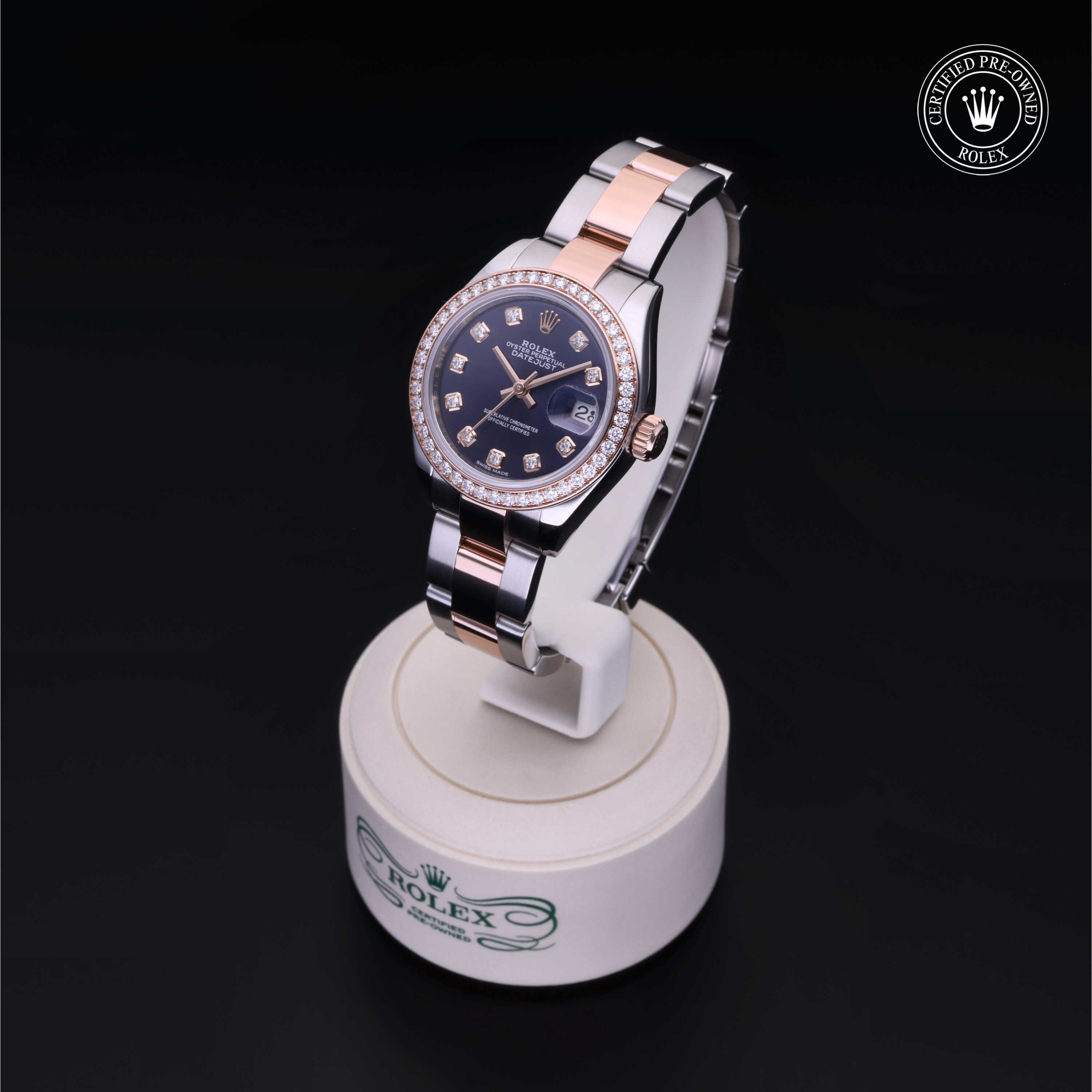 Rolex Lady-Datejust in Rolesor 18 Carat Red M279381RBR-0016 at Alson Jewelers