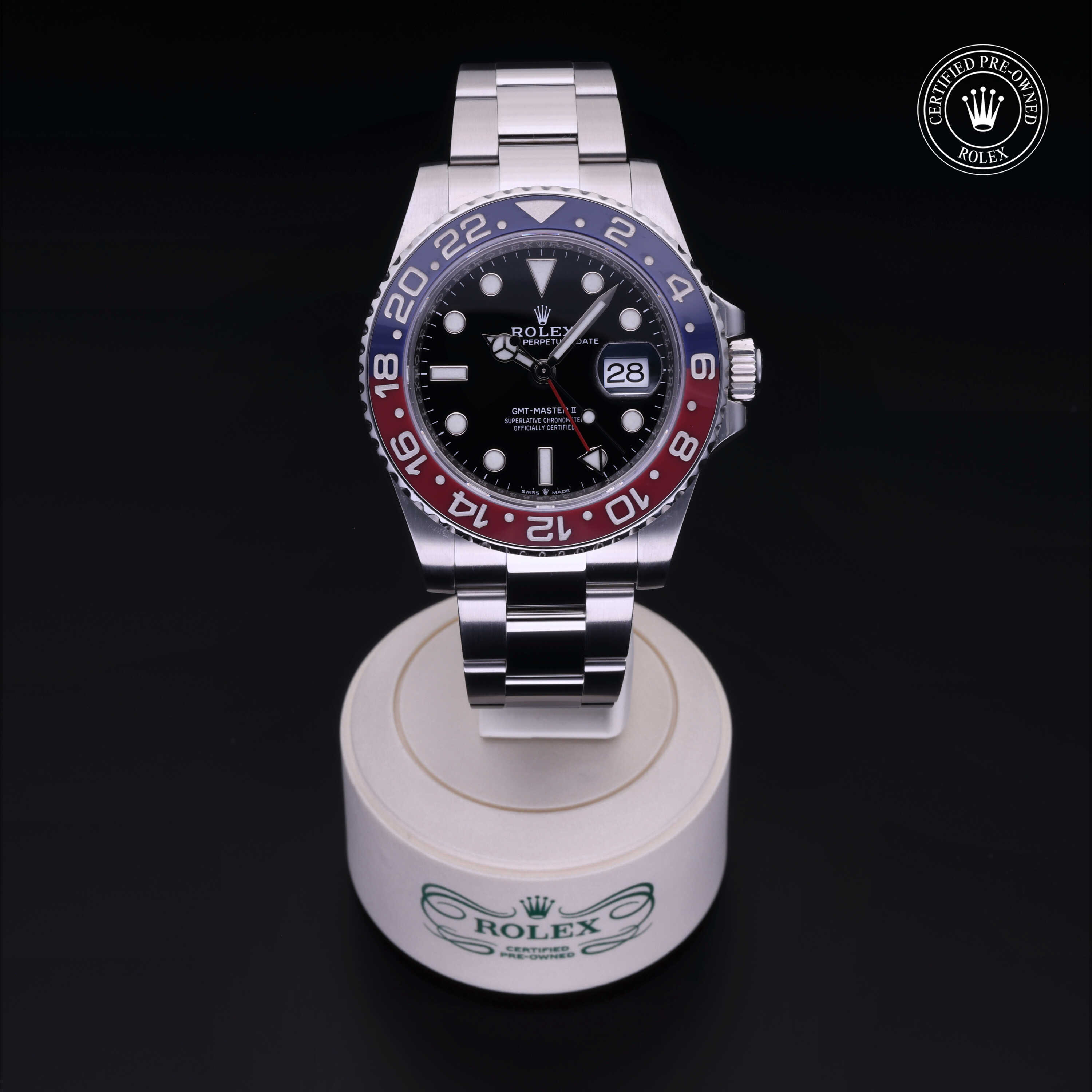 Rolex GMT-Master II in Oystersteel M126710BLRO-0002 at Alson Jewelers