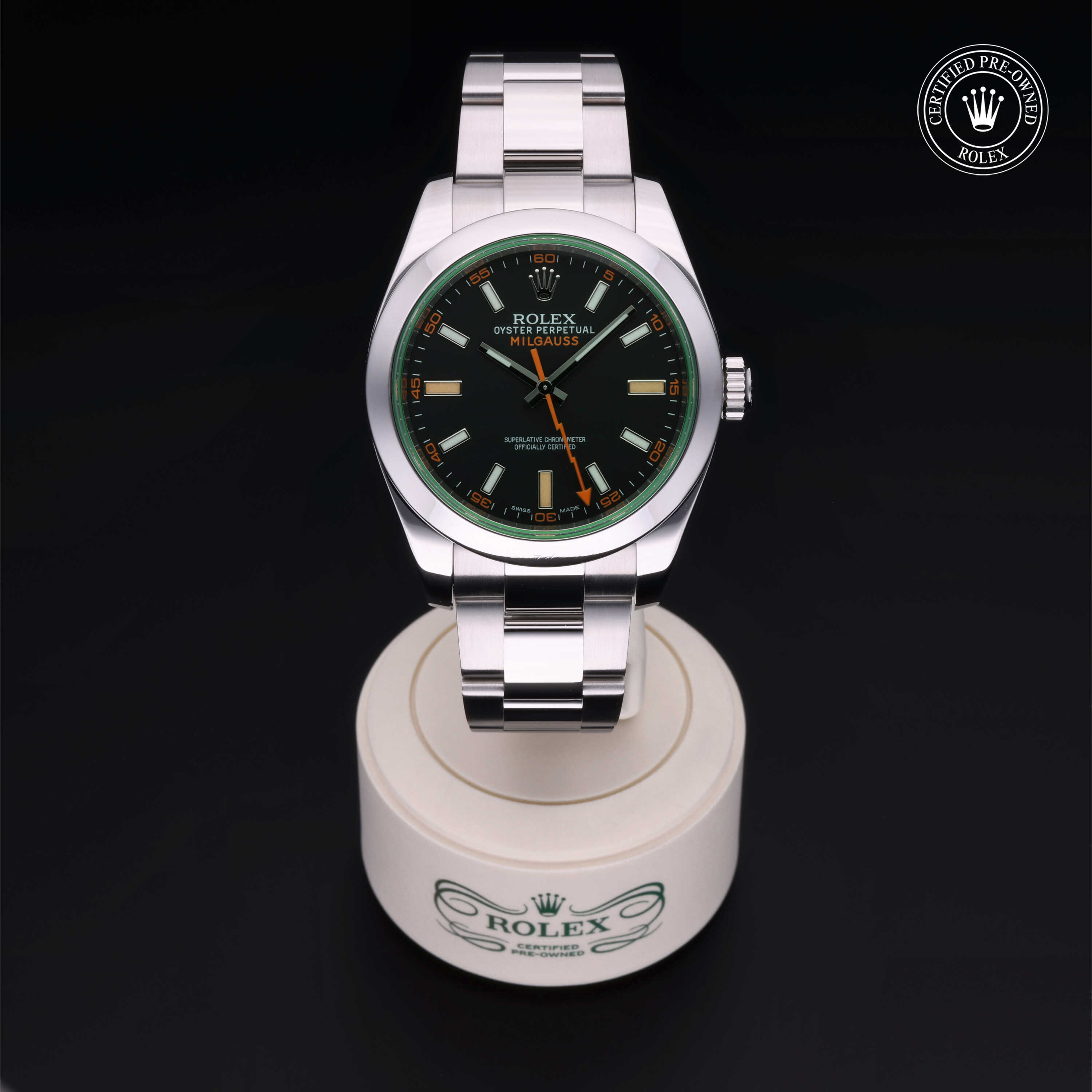 Rolex Milgauss in Oystersteel M116400GV-0001 at Alson Jewelers
